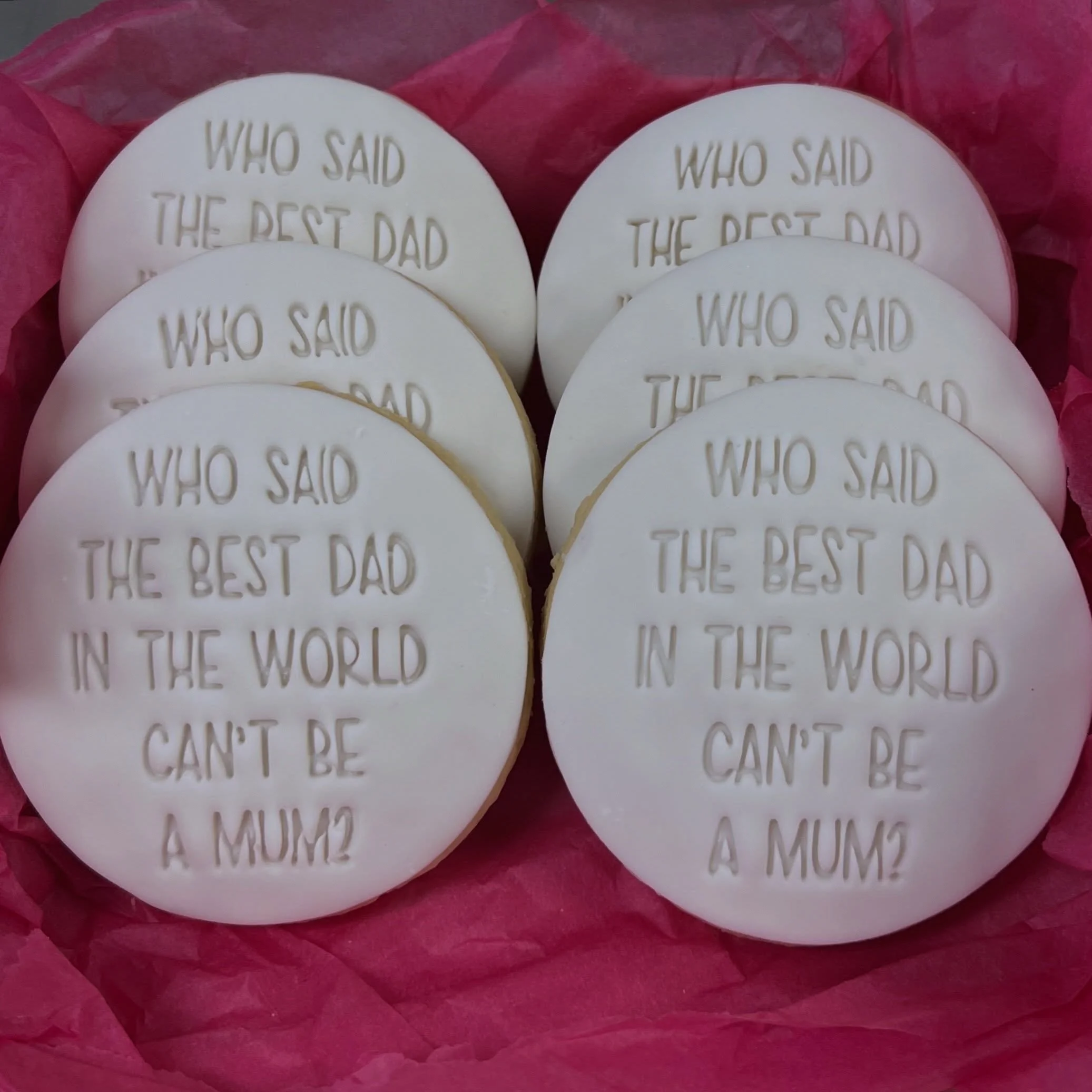 A fondant sugar cookie order we had last week for a &lsquo;Super Mum!&rsquo; 🩷

All of our products are 100% vegan, gluten &amp; nut free 

Contact us to enquire or order (03) 9762 6768

Pick up direct from our factory in Chirnside Park
M-F 8am-4pm:
