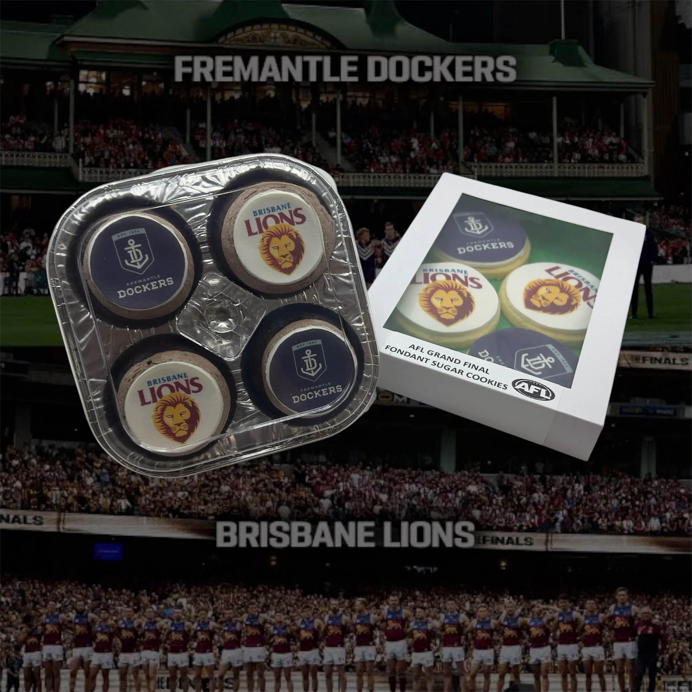 AFL Grand Final Treats! 🍪🧁
100% vegan, gluten &amp; nut free 

Order now to collect Thursday 24/9. All of these items will be okay to last until Grand Final Day Saturday 26/9 😊

Who will win this Saturday?! Will you be watching the game? 

Find ou