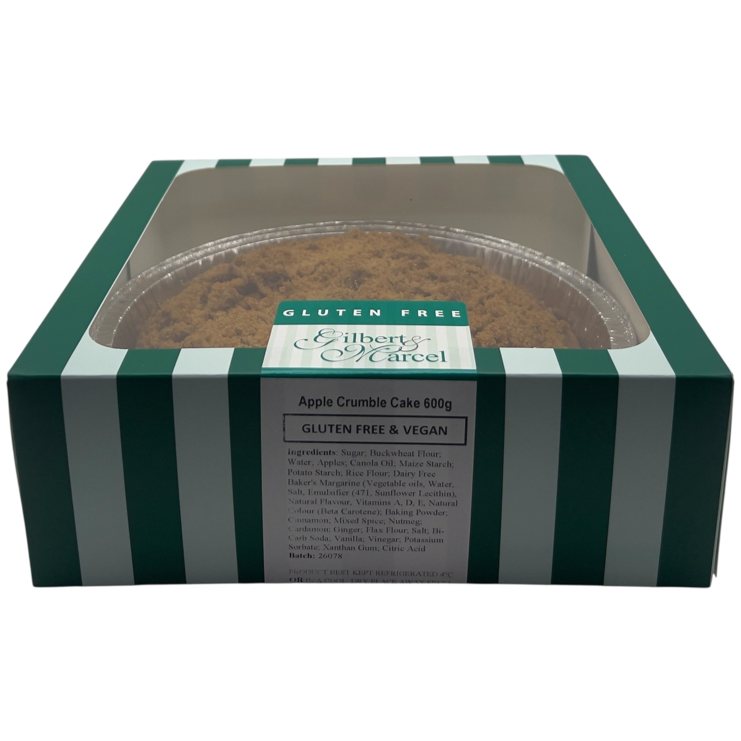 Apple Crumble Round Cake