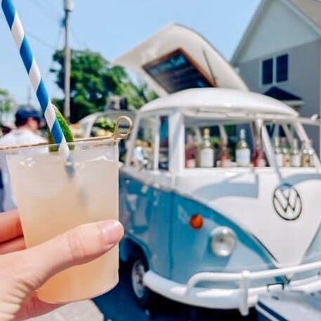 Cheers to Kevin! Happy Birthday again, buddy! We ❤️ Monmouth Beach! Can&rsquo;t wait to see you all again in July! 🕶 🏖 🌊 🍹 
🚎 💨 💨 💨 
#summer2022 #bestsummerever #monmouthbeach #monmouthbeachnj #eventplanner #weddingplanner #vwmobilebar #mobil