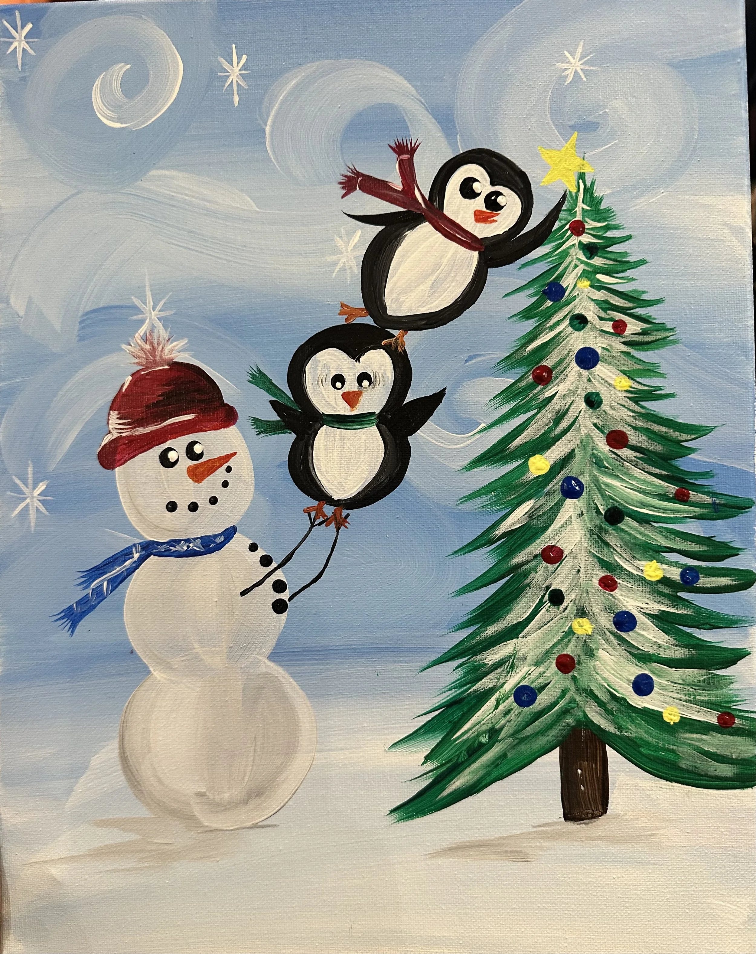 Snowman and Penguins 