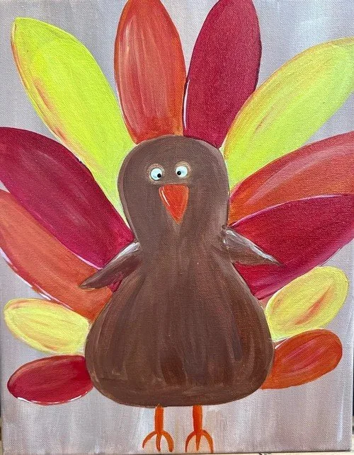 Come paint this fun Turkey 