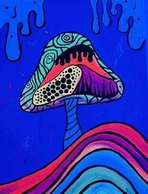Black light paint night in Springville, Utah!  Grab a friend and come have fun at our paint night!  Inspiration Haven Art Studio is located in Container Village near Walmart.