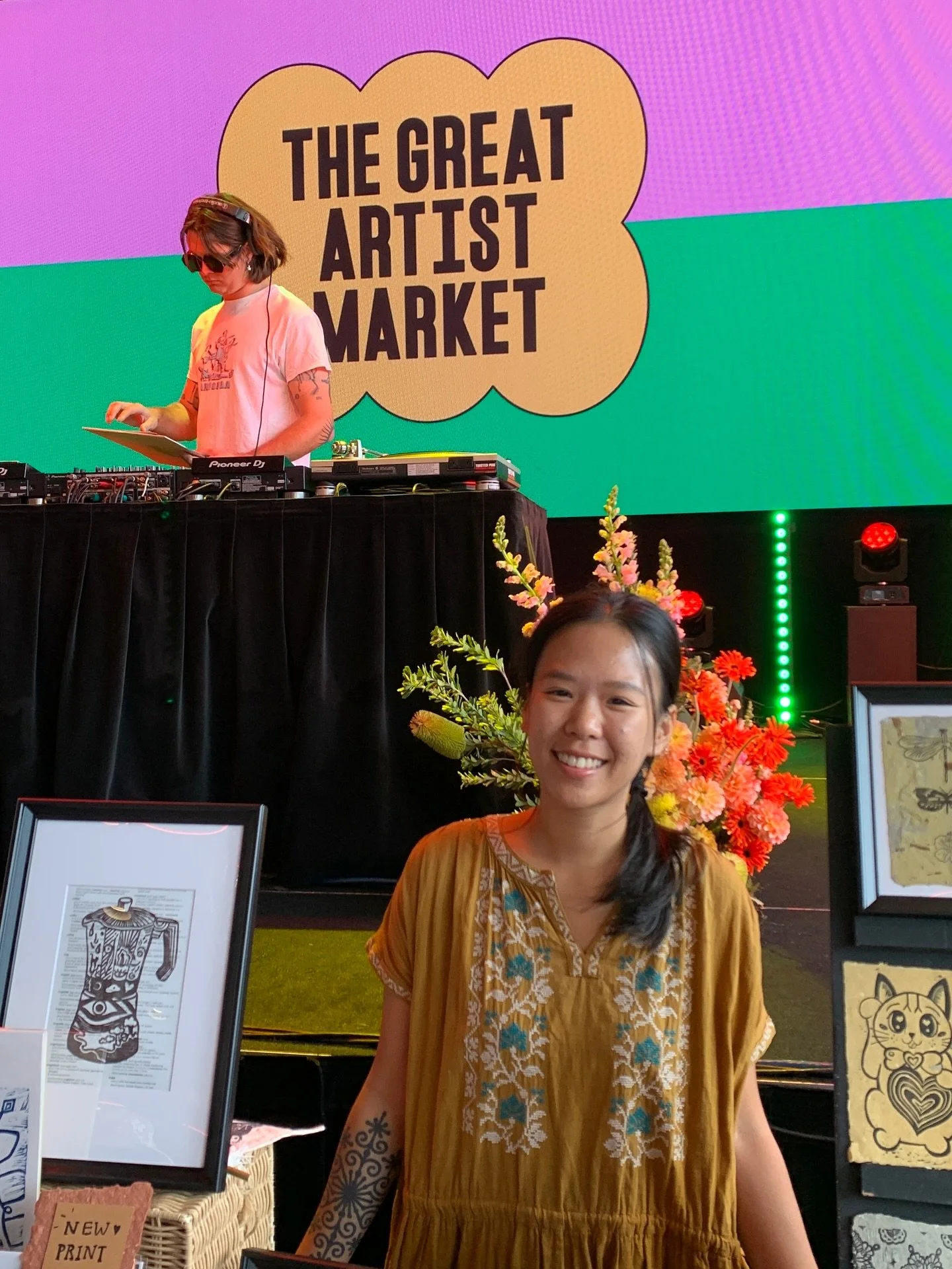 Thank you for your support💛 You made my day! An amazing one:) @thegreatartistmarket  I don&rsquo;t have much words left, cheers guys🍻