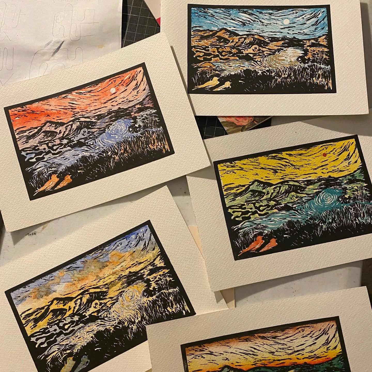 Some of my small original stuff that sold last month! Thank you for your support💛 i appreciate you

Please send me a pic of your purchase if you hang it somewhere, I would love to see that!🥰

Thank you for having me as an artist 
@thegreatartistmar