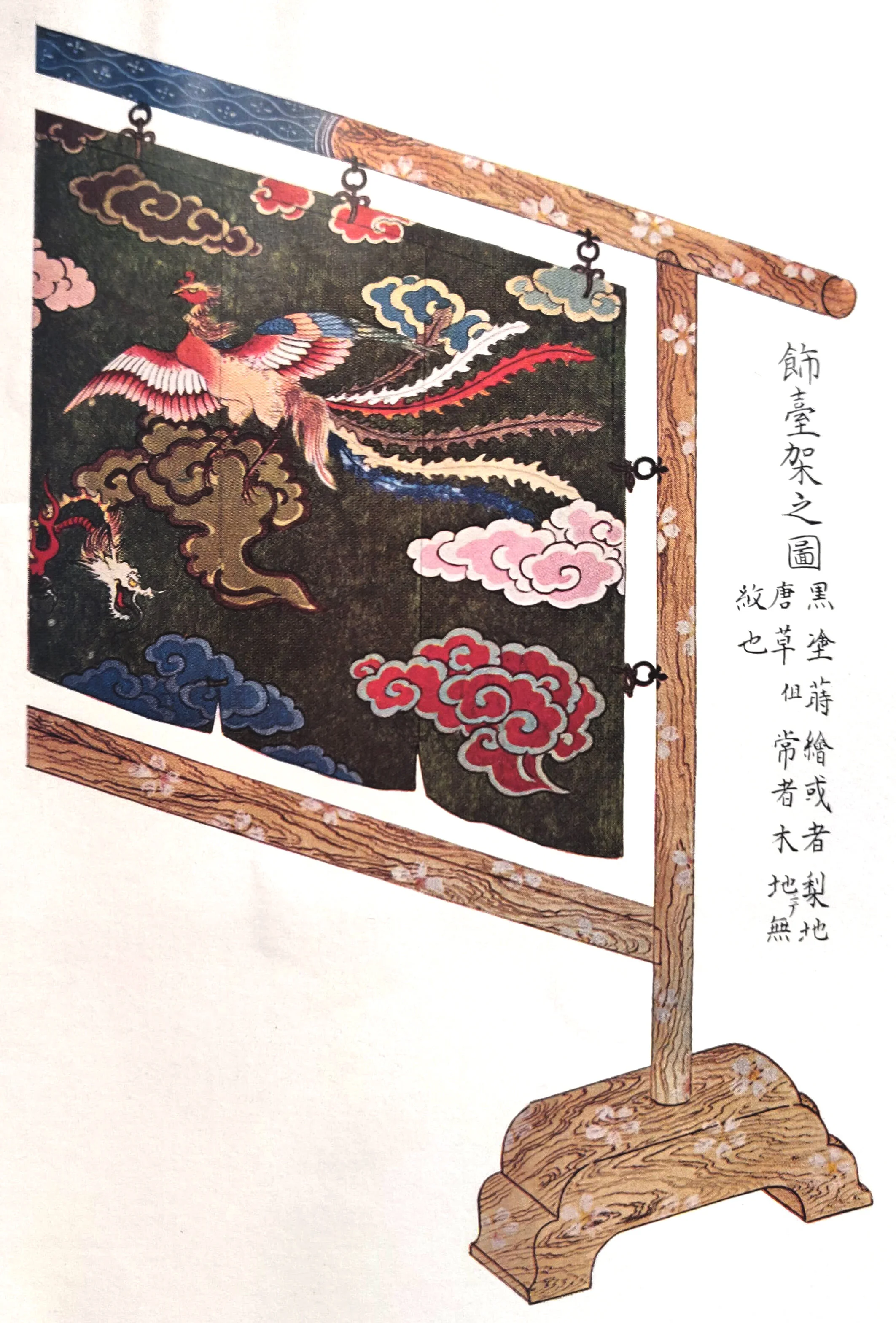 Screen perch.  From Hoko no Koto. 