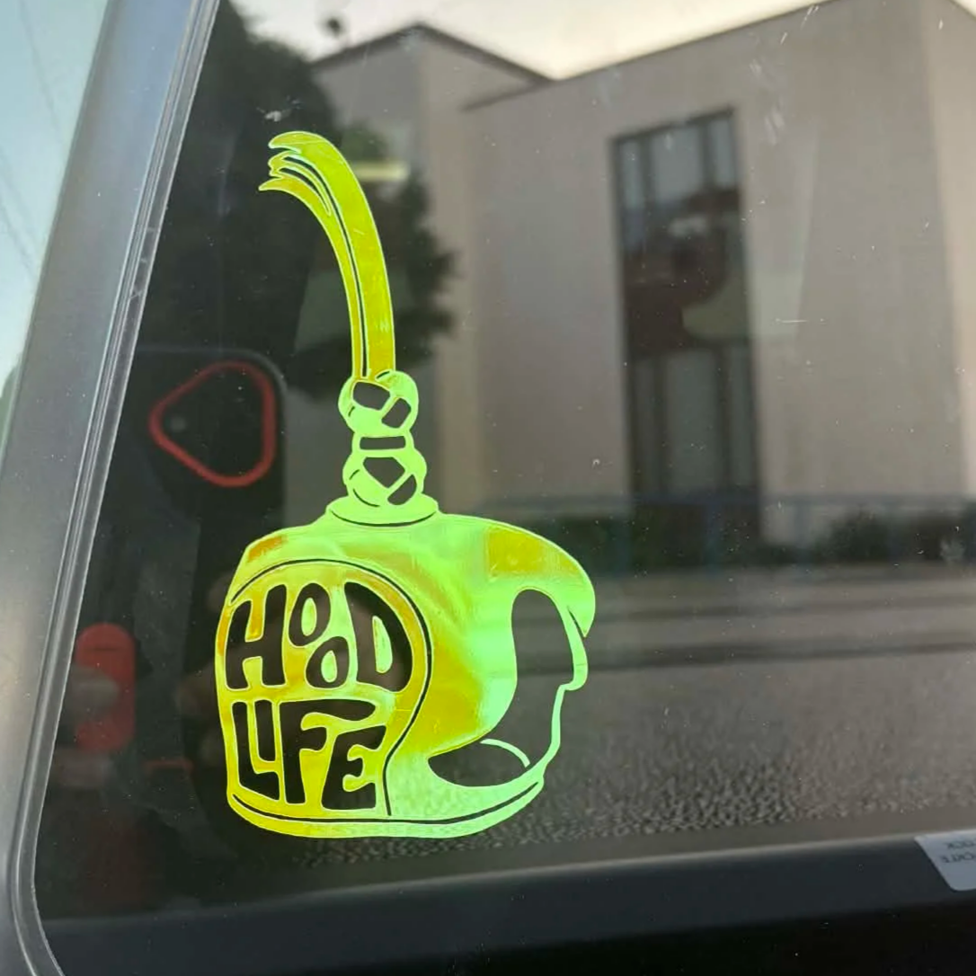 Hood Life Holographic Decal