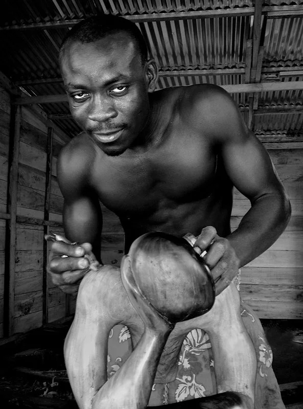 Ghana, - Wood Worker