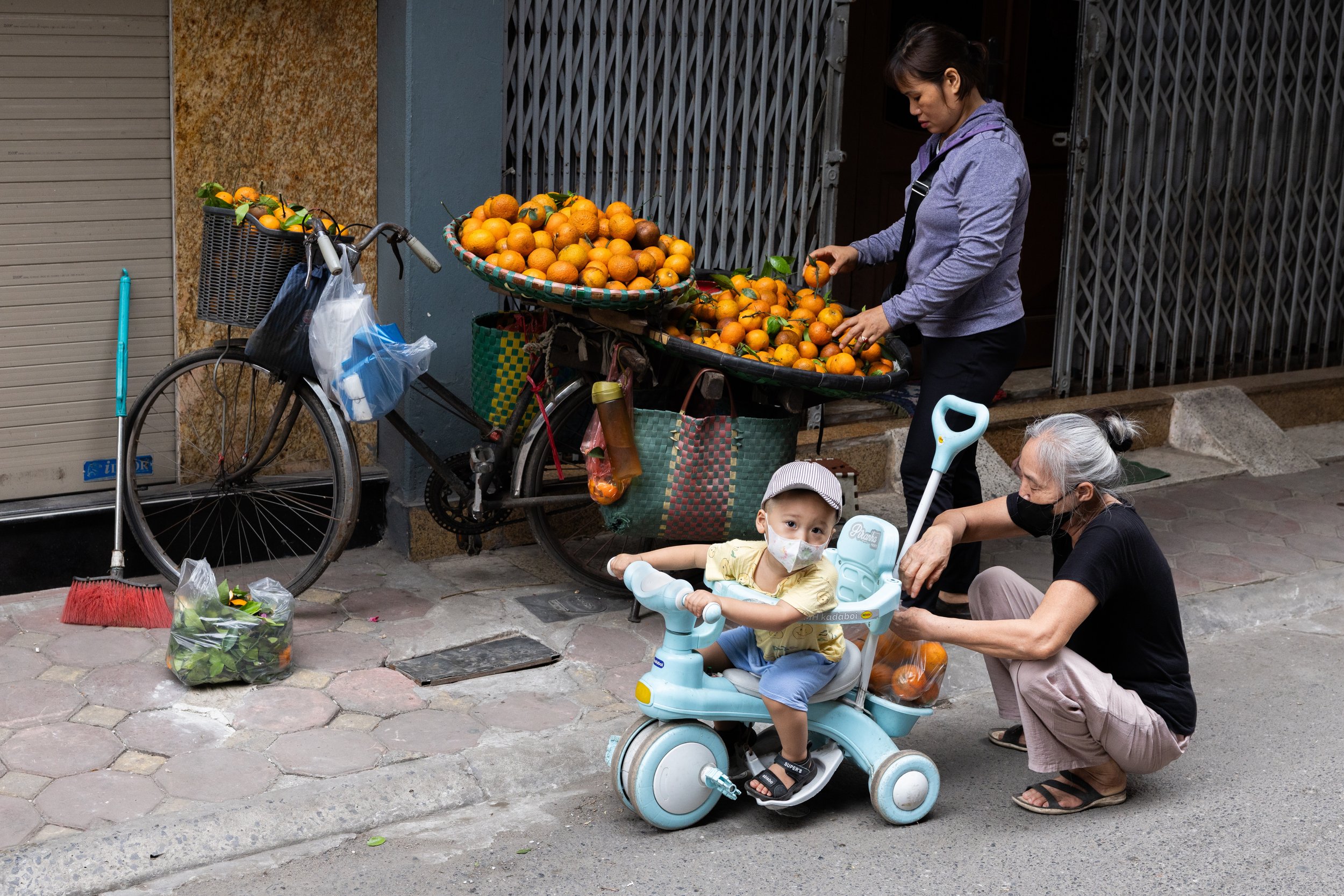 Helping with Oranges, China 2025