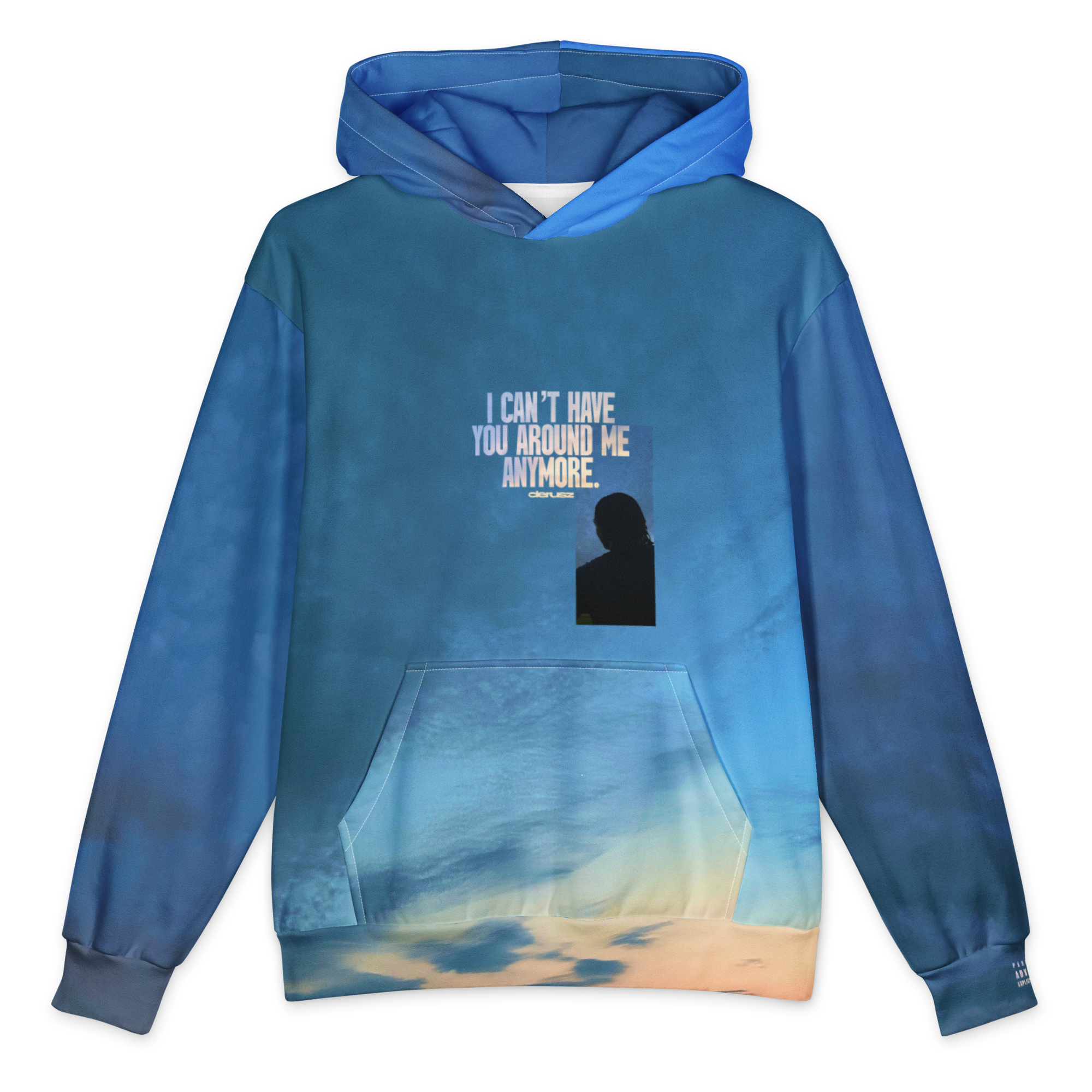 I CAN'T HAVE YOU AROUND ME ANYMORE. | oversized hoodie.