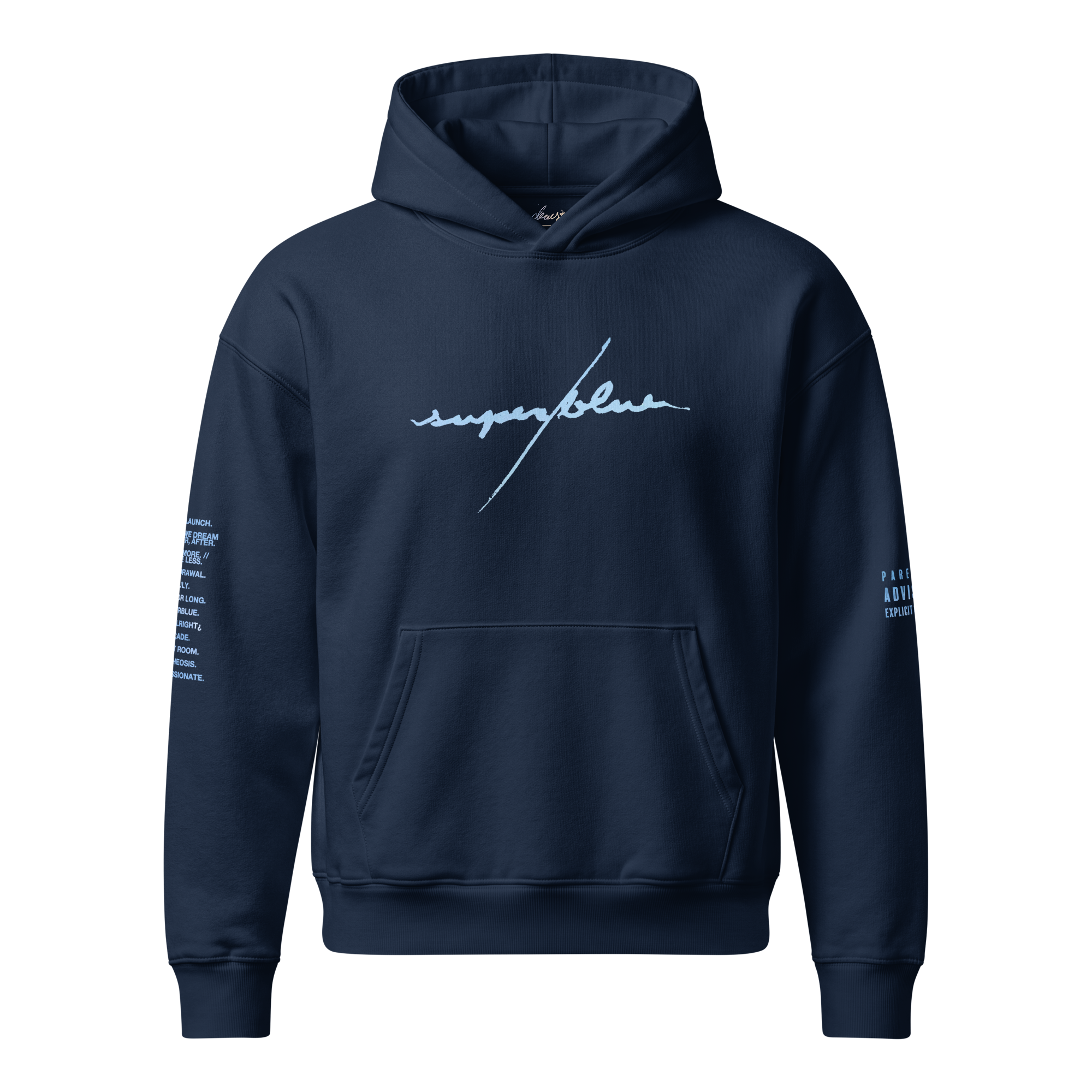 SUPERBLUE. | hoodie sweatshirt.