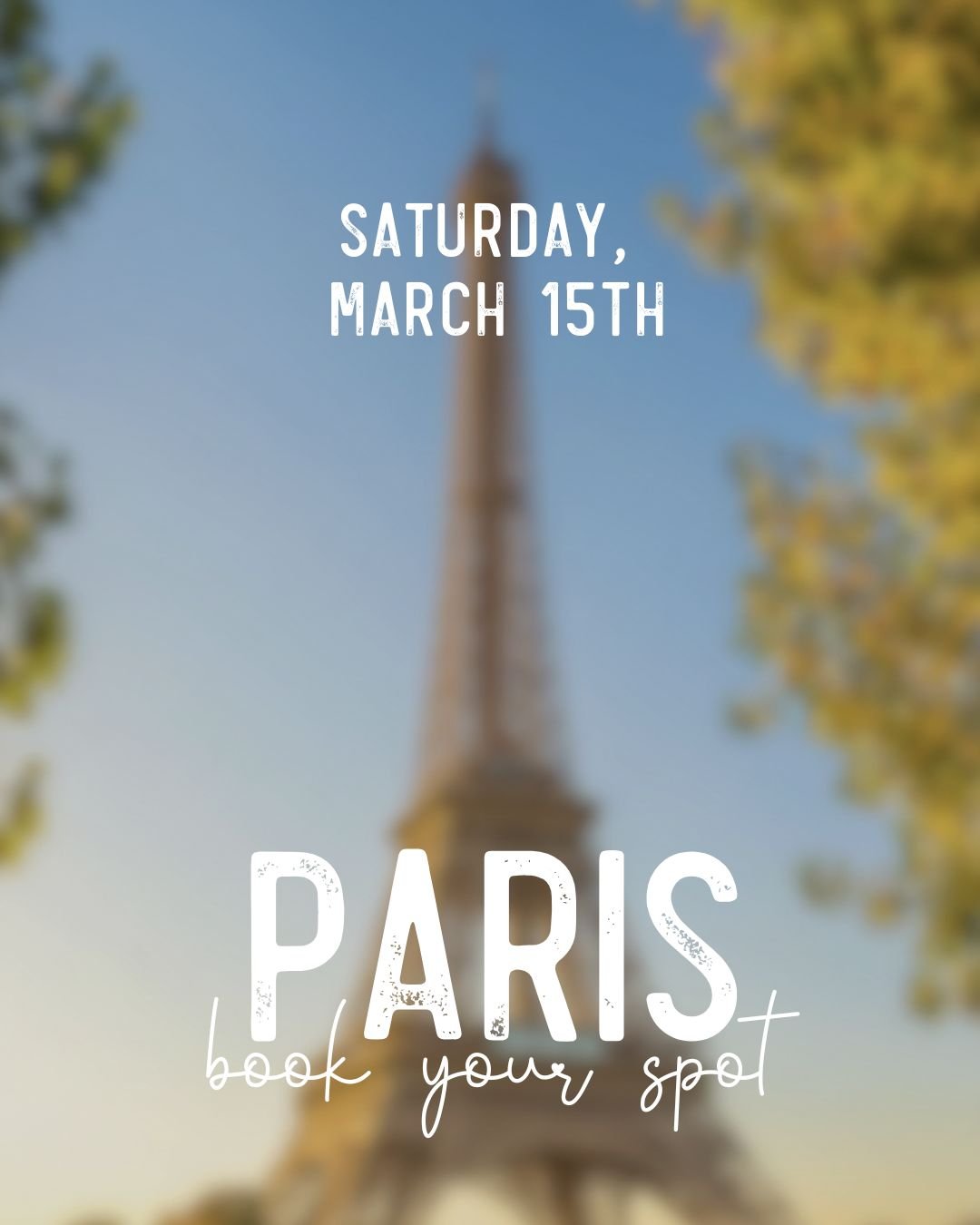 PARIS / SATURDAY, MARCH 14TH