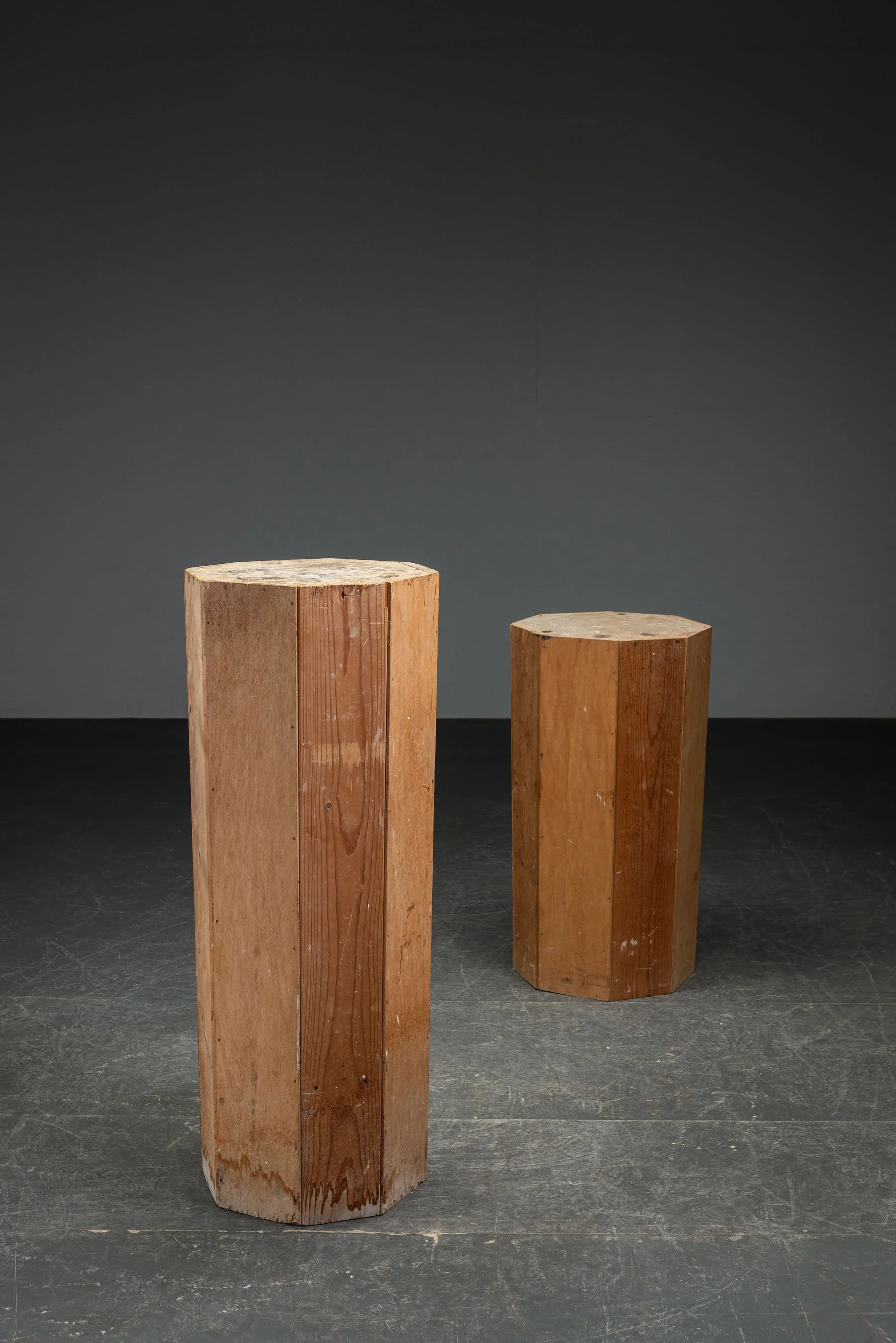 1970s Sculptural Pedestal Set