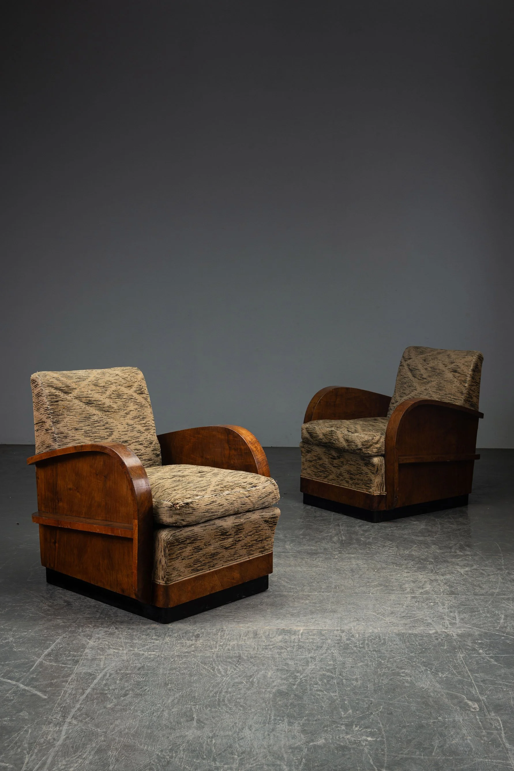 1930s Art Deco Armchair Set
