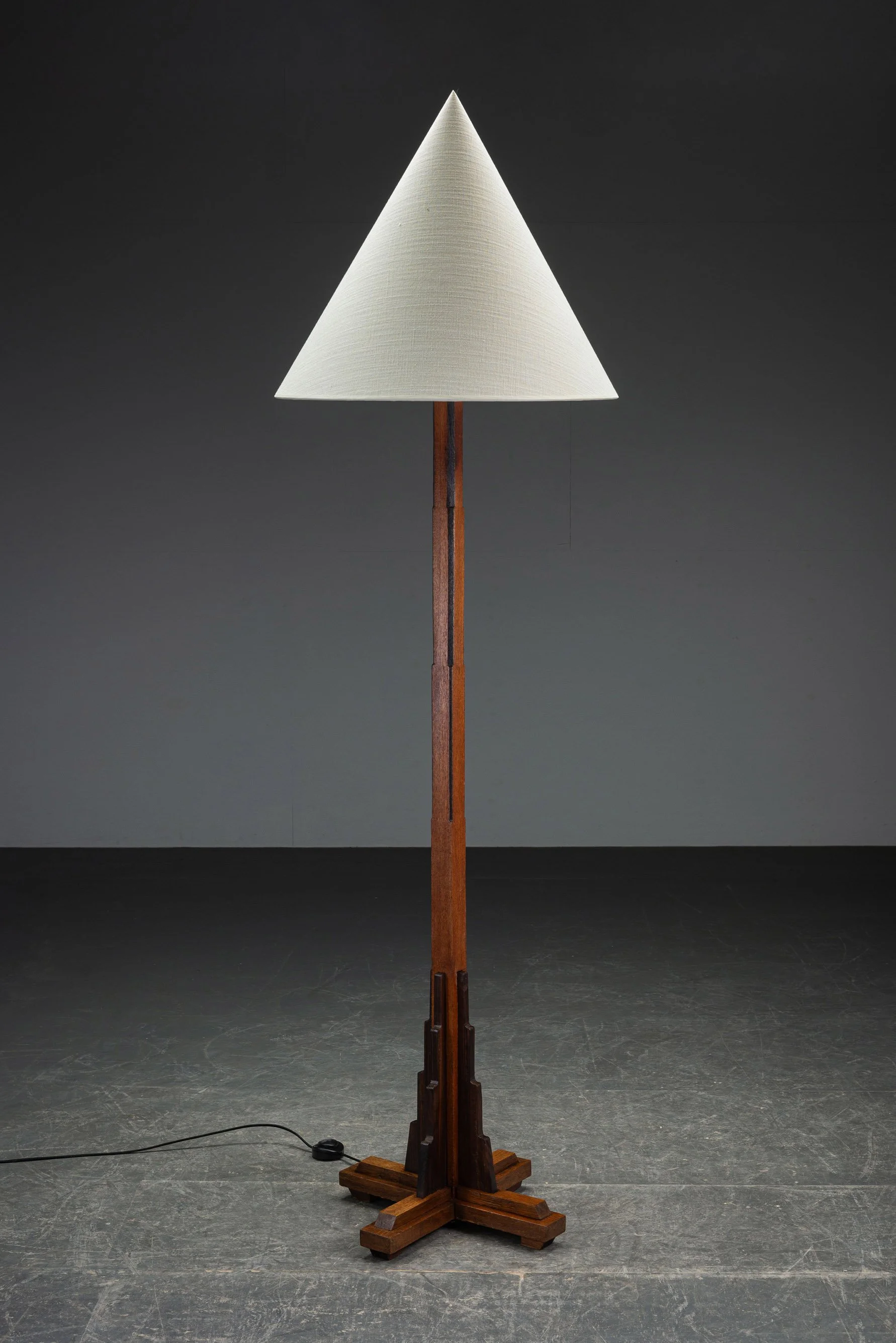 1930s Amsterdamse School Standing Lamp