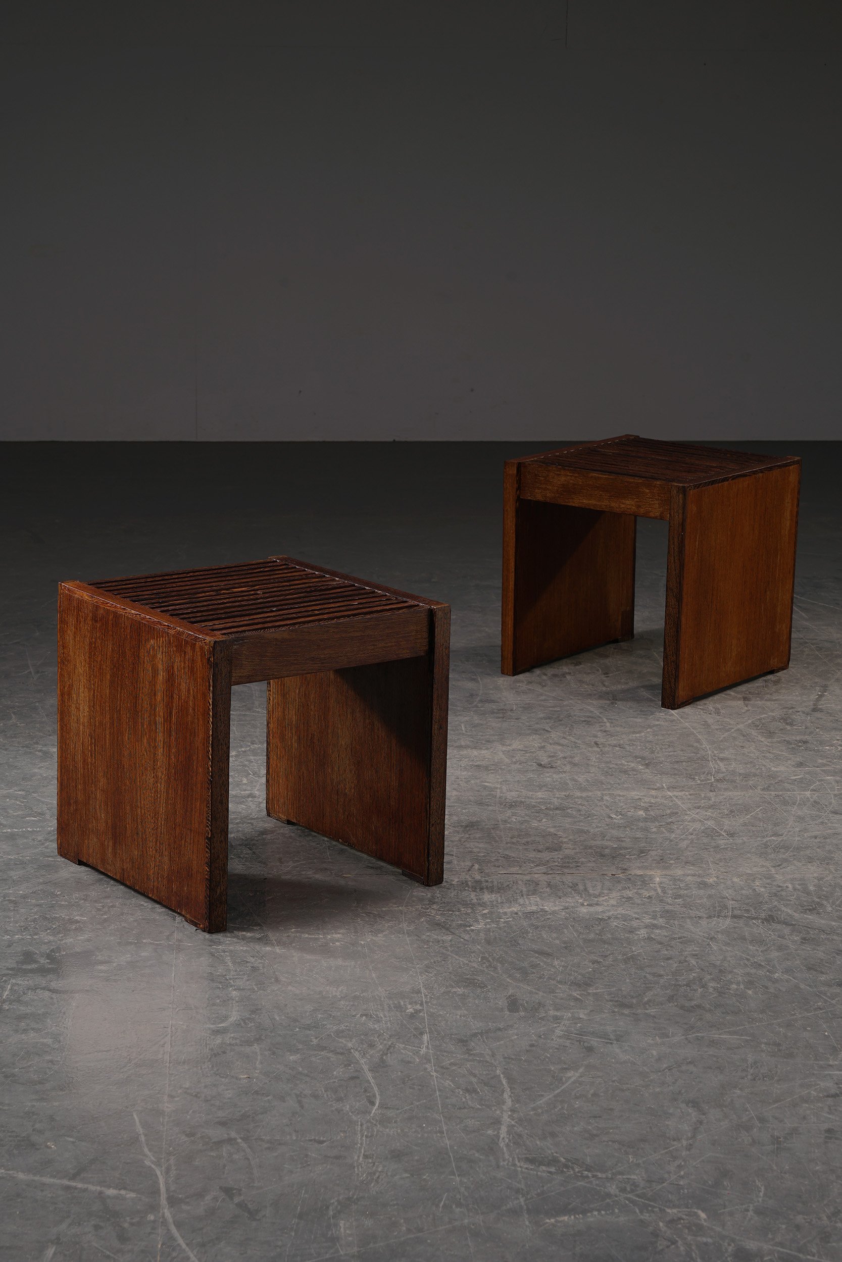 1960s Modernist Stool Set