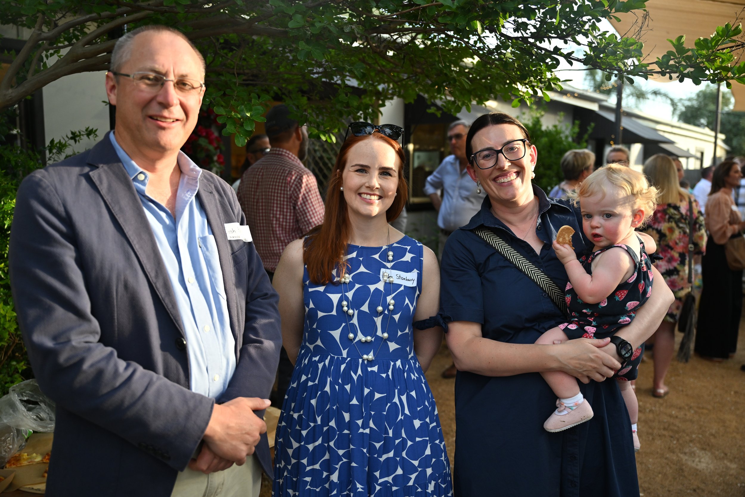 Mayor Josh Black, Helen and guest.jpg