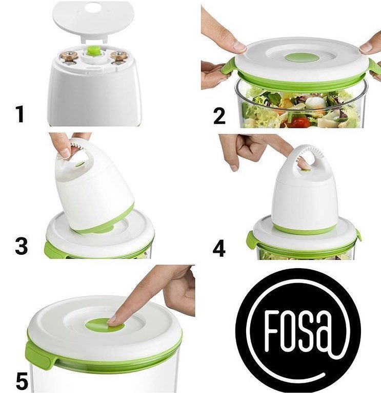 FOSA™ Sistema de almacenamiento de alimentos al vacio 