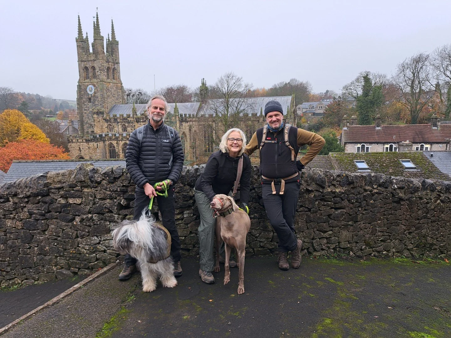 Jo on the Pooch Pilgrimage