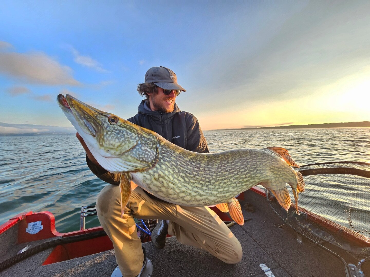 Tb to an amazing day on a big alpine lake ! 
Always a pleasure to go fishing with @fishing_switzerland_westin 🔥
.
.
.
#pike #pikefishing #bigpike #pikefishingswitzerland