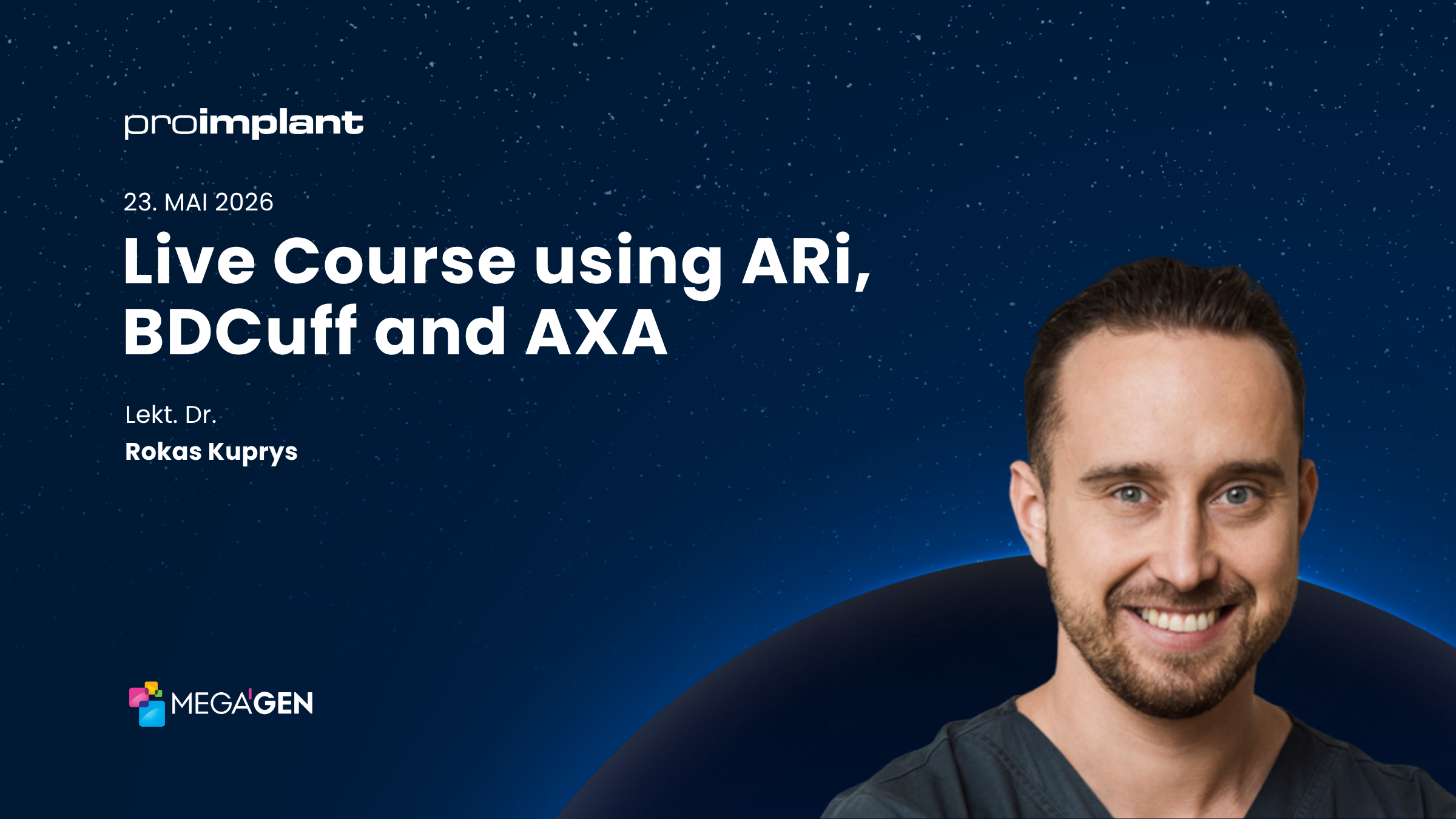 Live course with Dr Rokas Kuprys using ARi, BDCuff and AXA