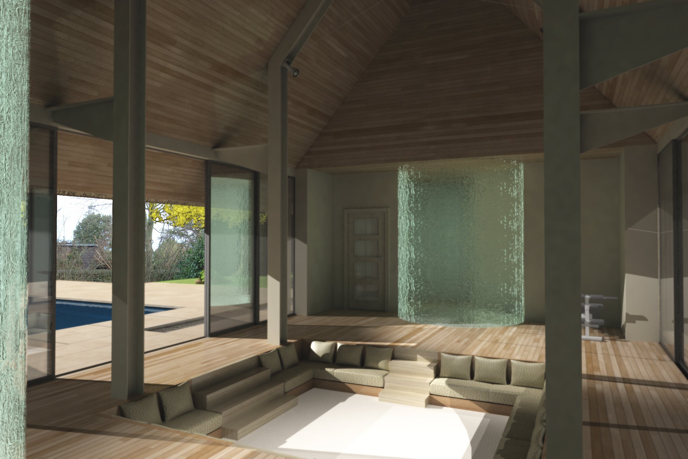 Cotswold Manor Pool House - New Build