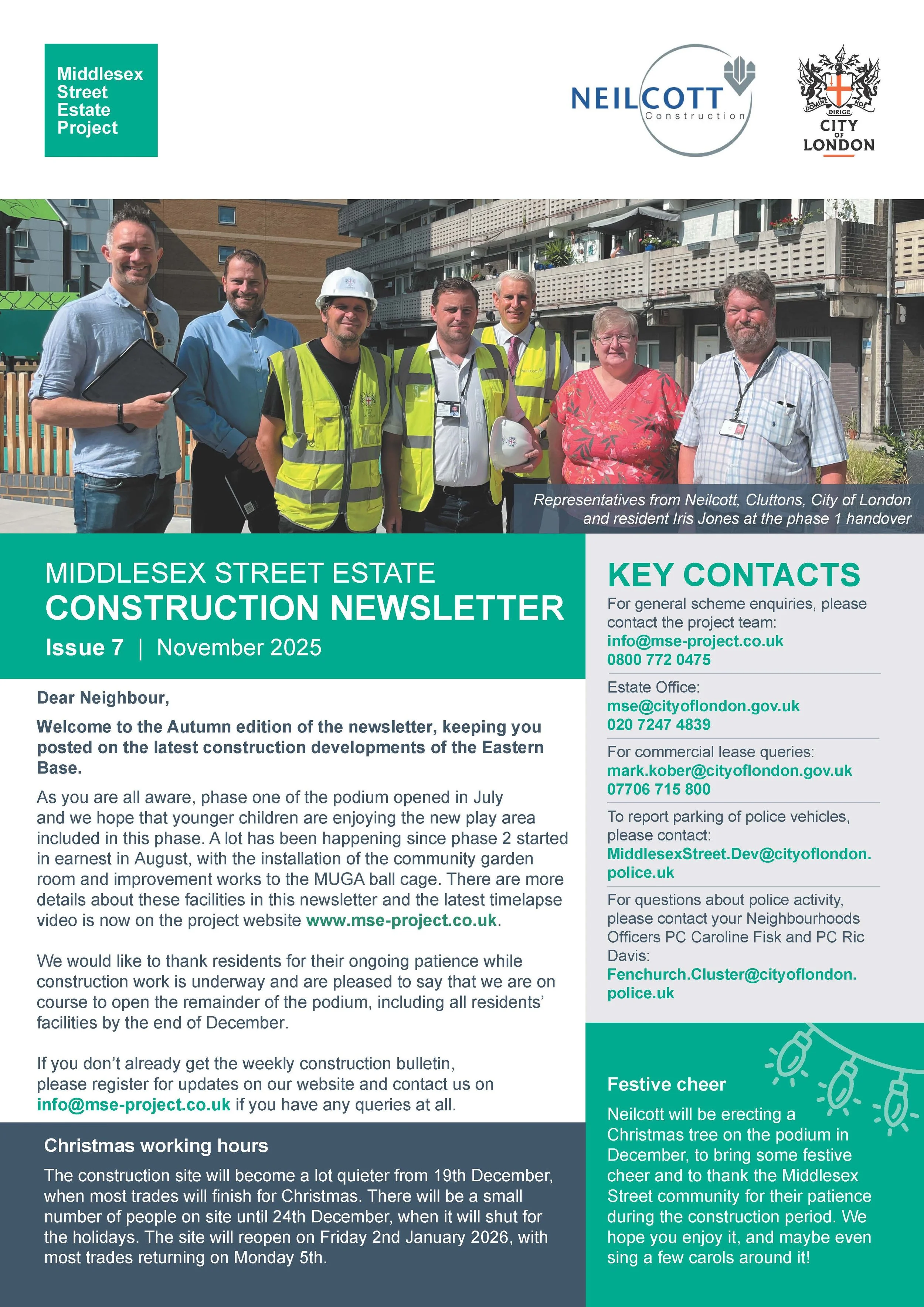 Construction Newsletter, November 2025 