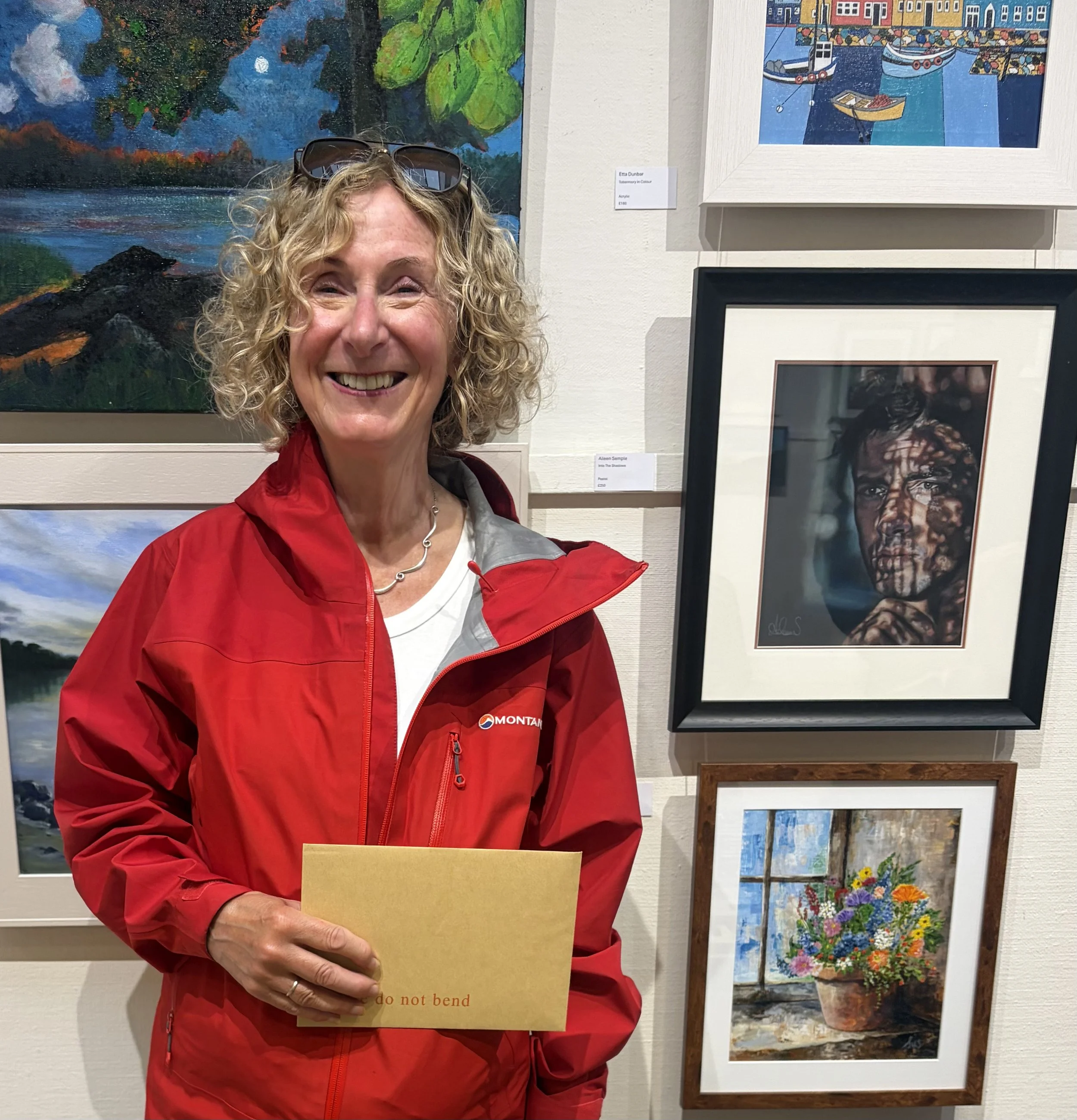 "Into the Shaddows" portrait by Elaine Semple, Members'Choice Award Winner.