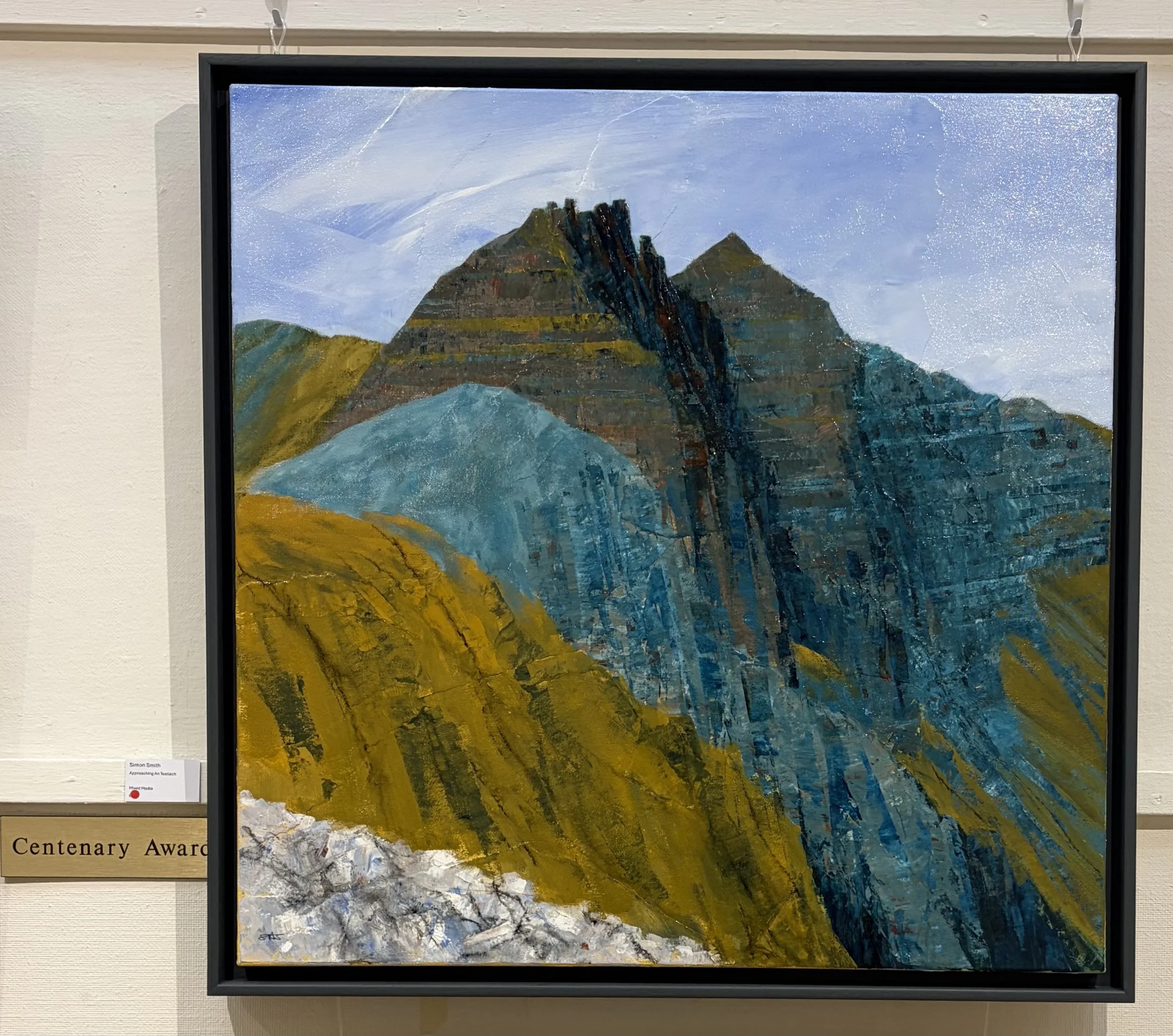 Centenary & Beyond Award, "Approach An Teallach", mixed media by Simon Smith.