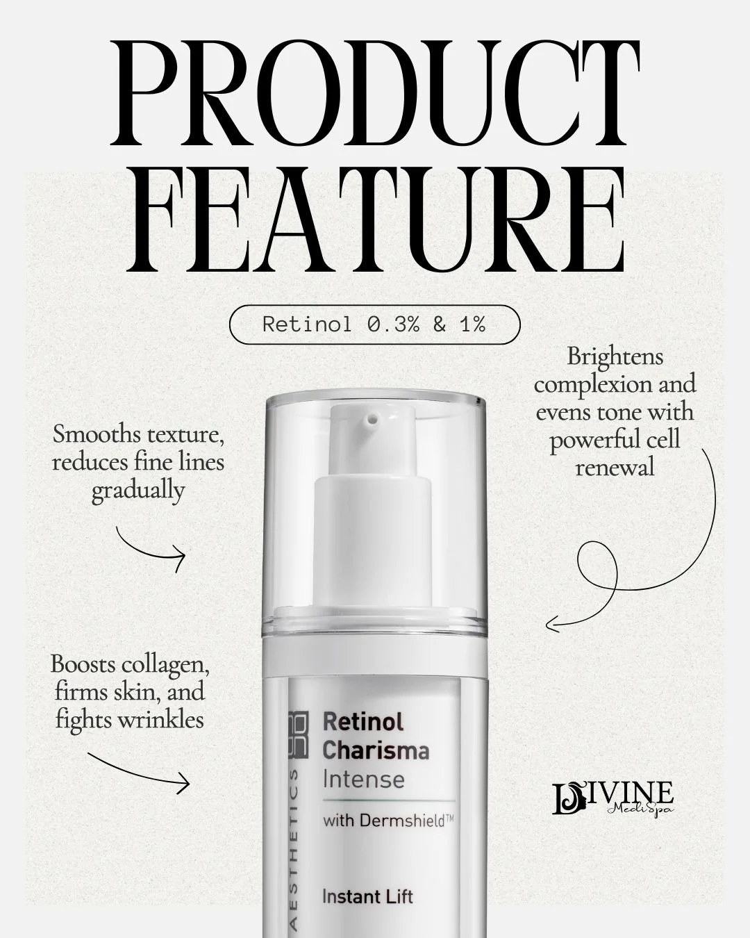 🌙 RETINOL CHARISMA — Find Your Perfect Strength
✨ Ready to renew and glow? NOON’s Retinol Charisma comes in two powerful strengths to fit your skin’s needs:
0.3% — Gentle Yet Effective
 ✔️ Ideal for retinol beginners or sen