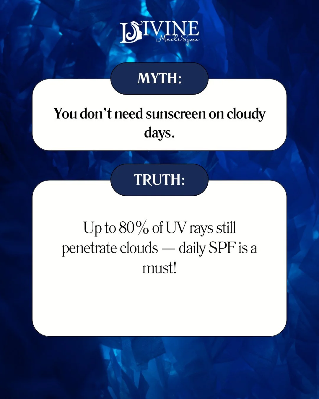 Rain or shine, SPF is your skin’s best anti-aging secret.