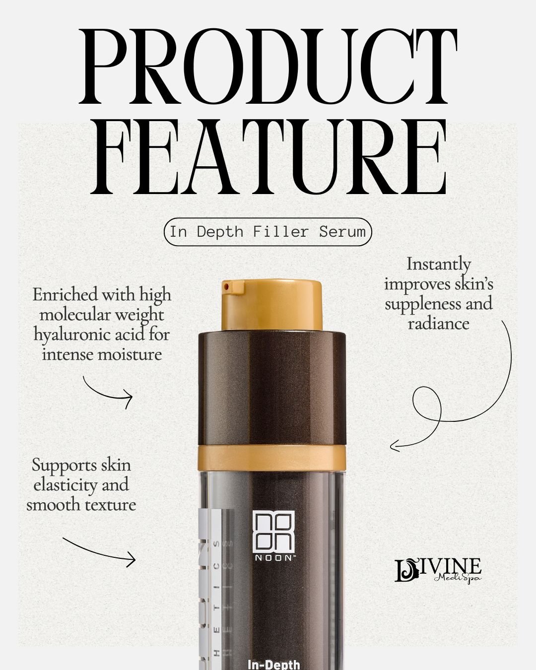 ✨ SPOTLIGHT: Hydrate, Plump, and Smooth Your Skin

 Give your skin the ultimate boost with NOON&rsquo;s In-Depth Filler Serum &mdash; a lightweight, fast-absorbing serum that delivers deep hydration and visibly plumps fine lines for a youthful glow.