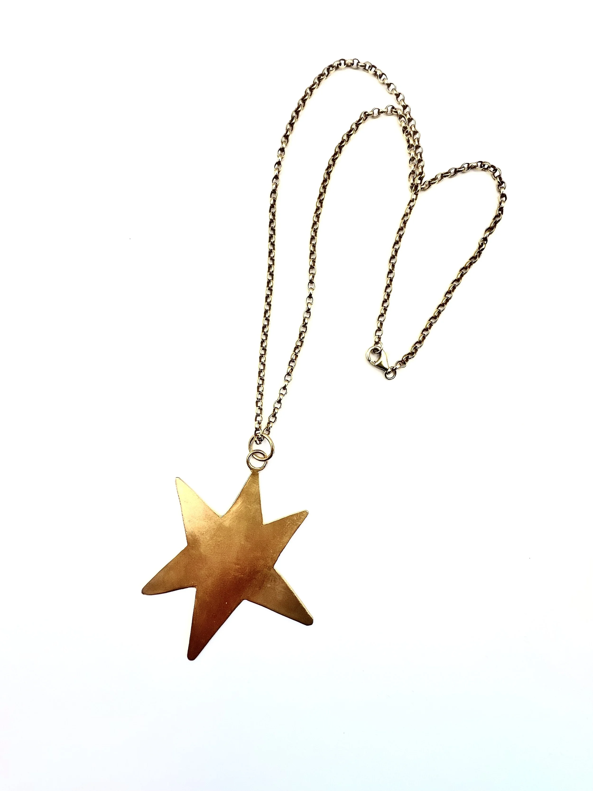 Stacey Hill Jewellery Big Striker Gold Star Necklace.JPG