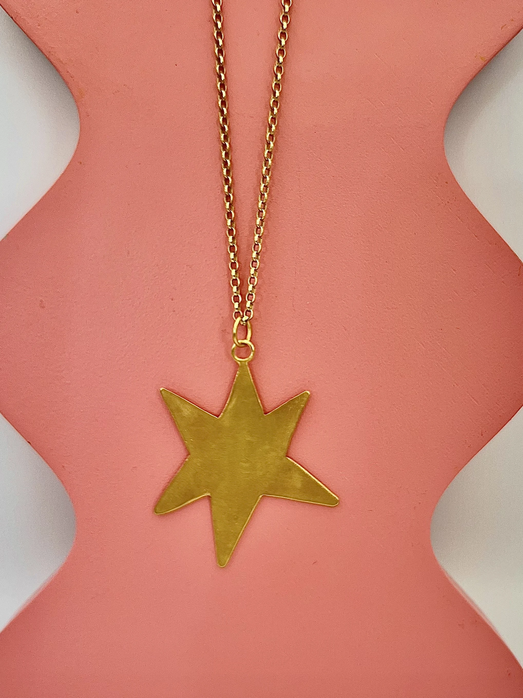 Stacey Hill Jewellery Big Gold Star Necklace.JPG