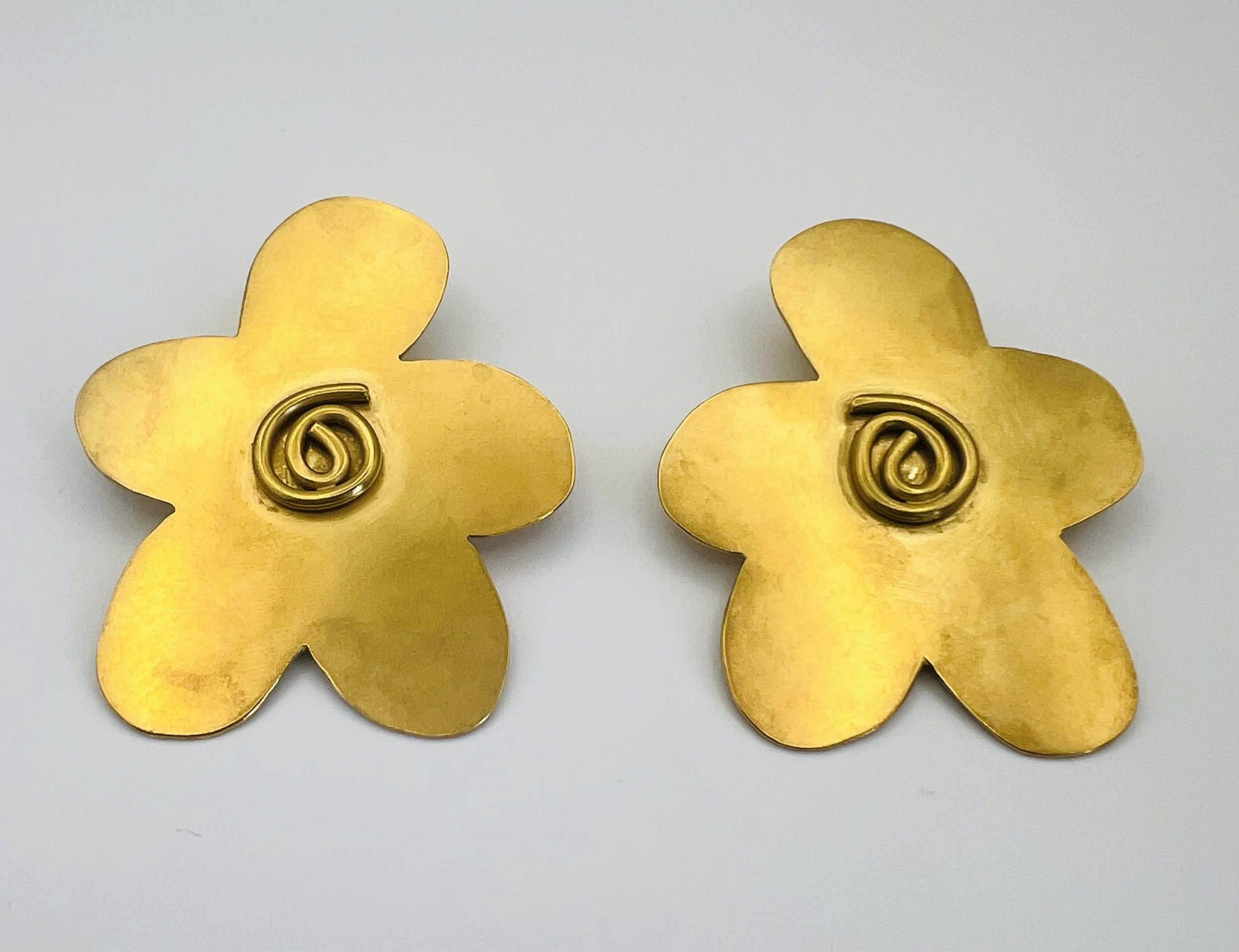 Stacey Hill Jewellery Massive Swirl Flower Earrings Gold.JPG