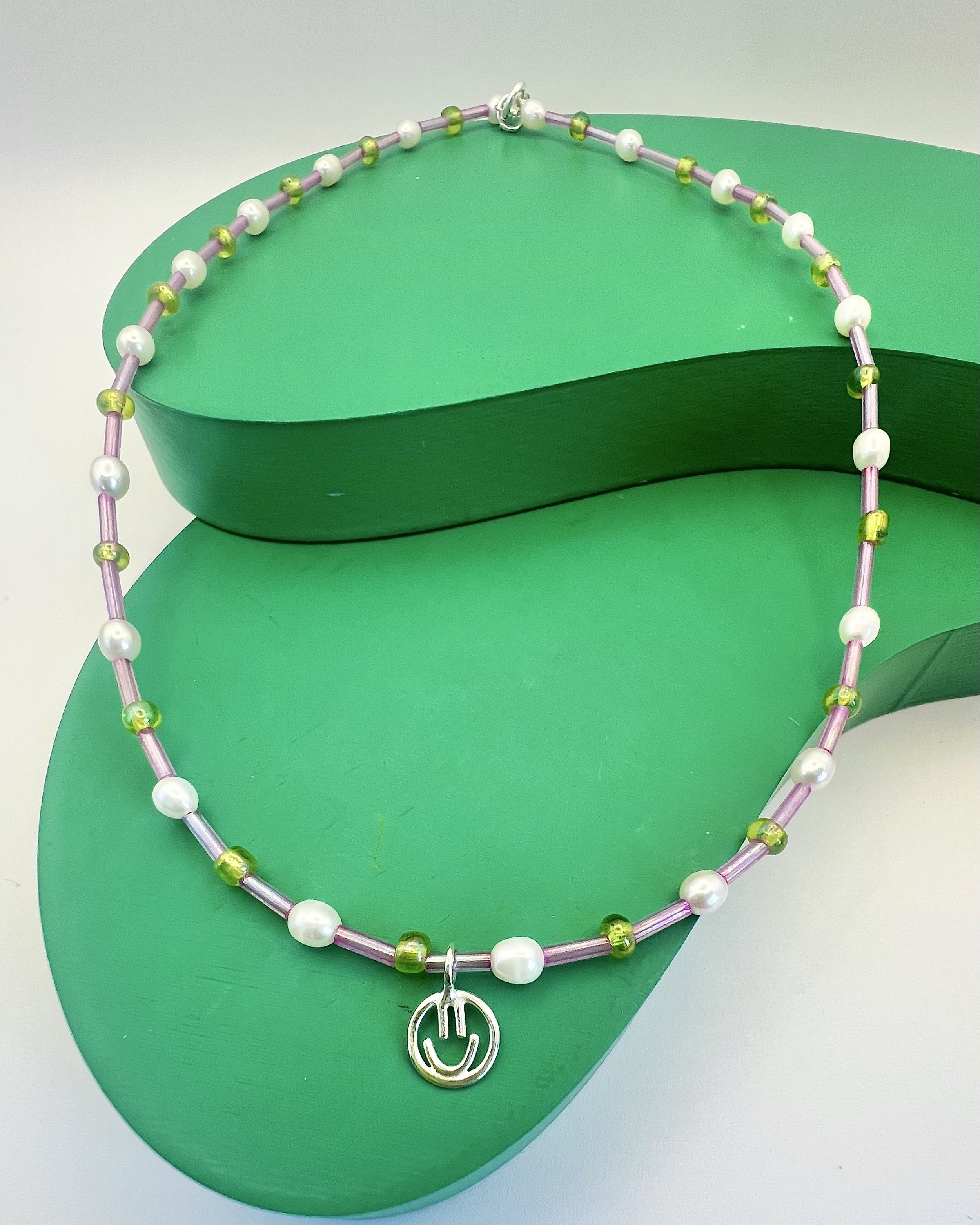 Stacey Hill Jewellery SilverMiniSmiley PearlNecklace .JPG