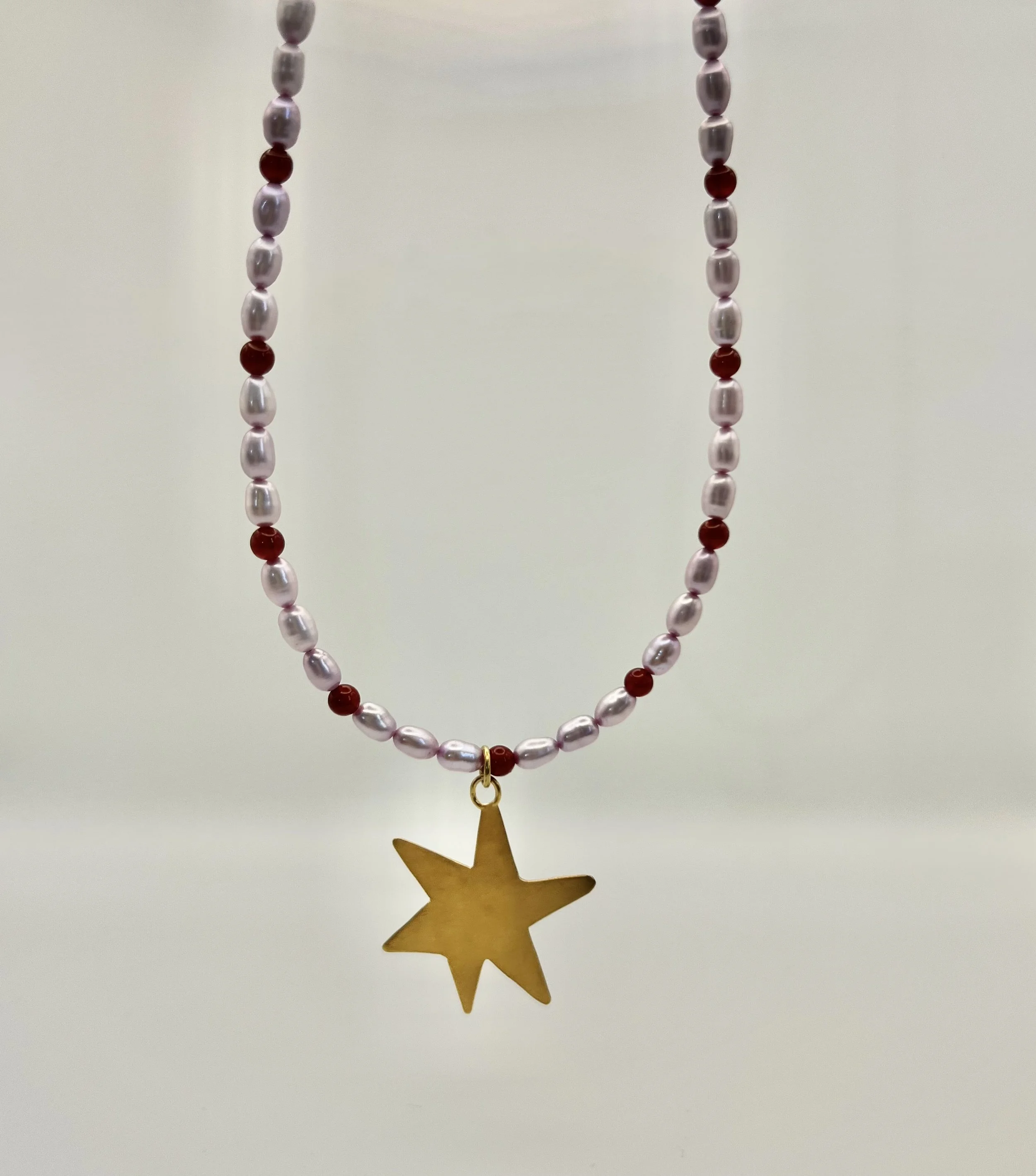 Stacey Hill Jewellery Gold Star Pearl Necklace.JPG