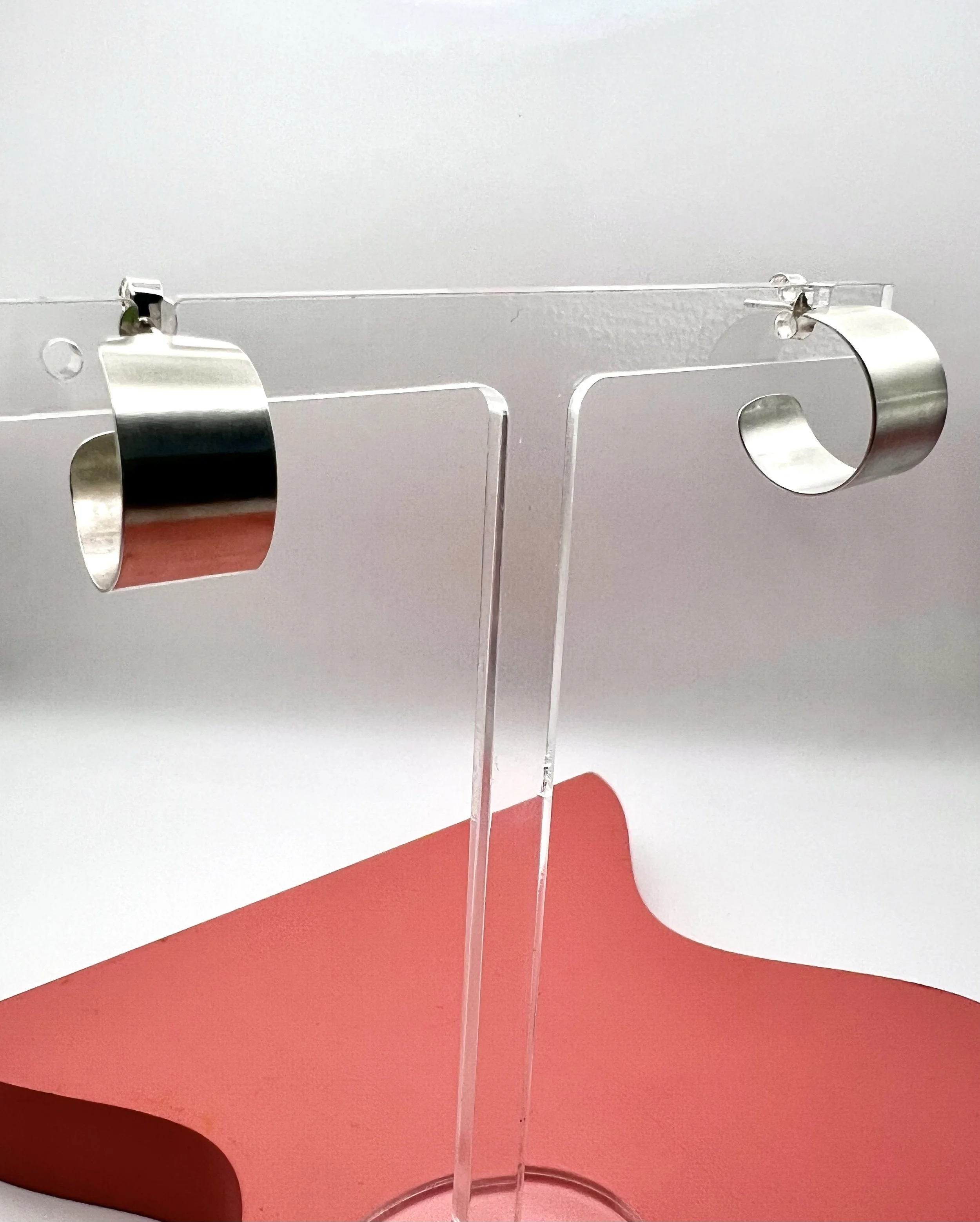 Stacey Hill Jewellery Medium Essential Hoop Earrings Silver.JPG