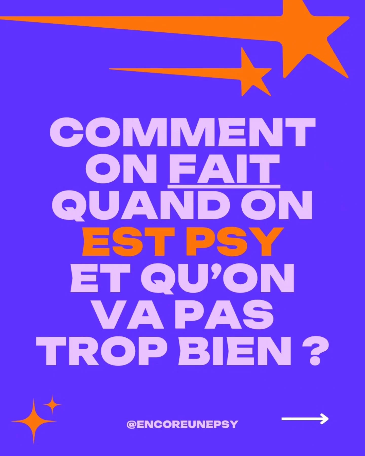 Et oui, je suis une psy qui va parfois mal aussi ❤️&zwj;🩹.

J'ai par contre sereinement confiance en ma capacit&eacute; &agrave; faire la part des choses, parce que j&rsquo;ai &eacute;norm&eacute;ment travaill&eacute; dessus 🙏. Je sais aussi quand 