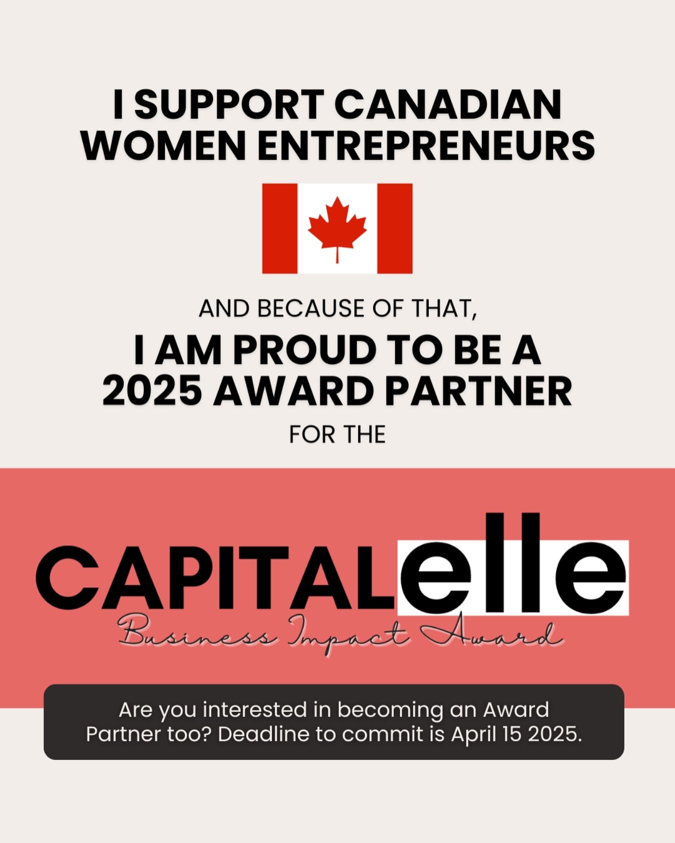 I&rsquo;m so grateful for the support I&rsquo;ve received and continue to receive from other Canadian women entrepreneurs, that it&rsquo;s only natural to give my support back.

The Elleiance Network (@elle.iance) was one of the very first networking