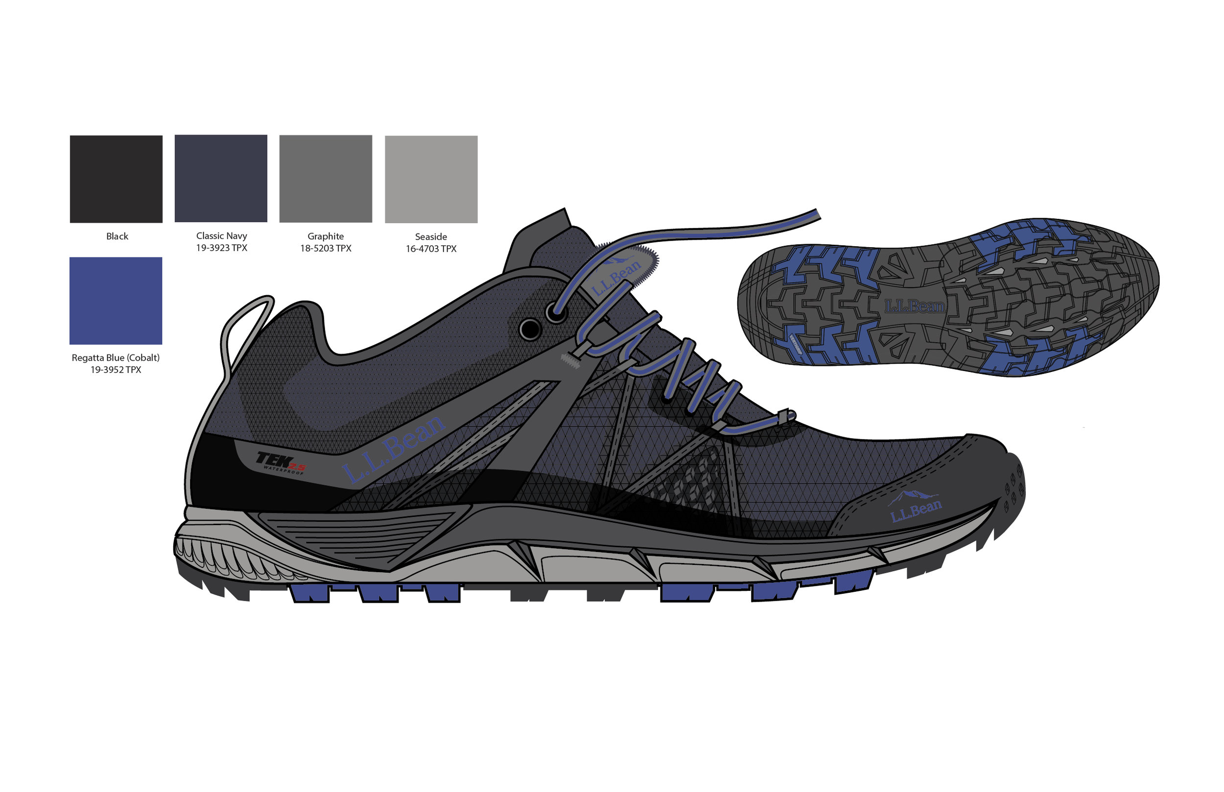 Men's North Peak Trail Runner Colorway