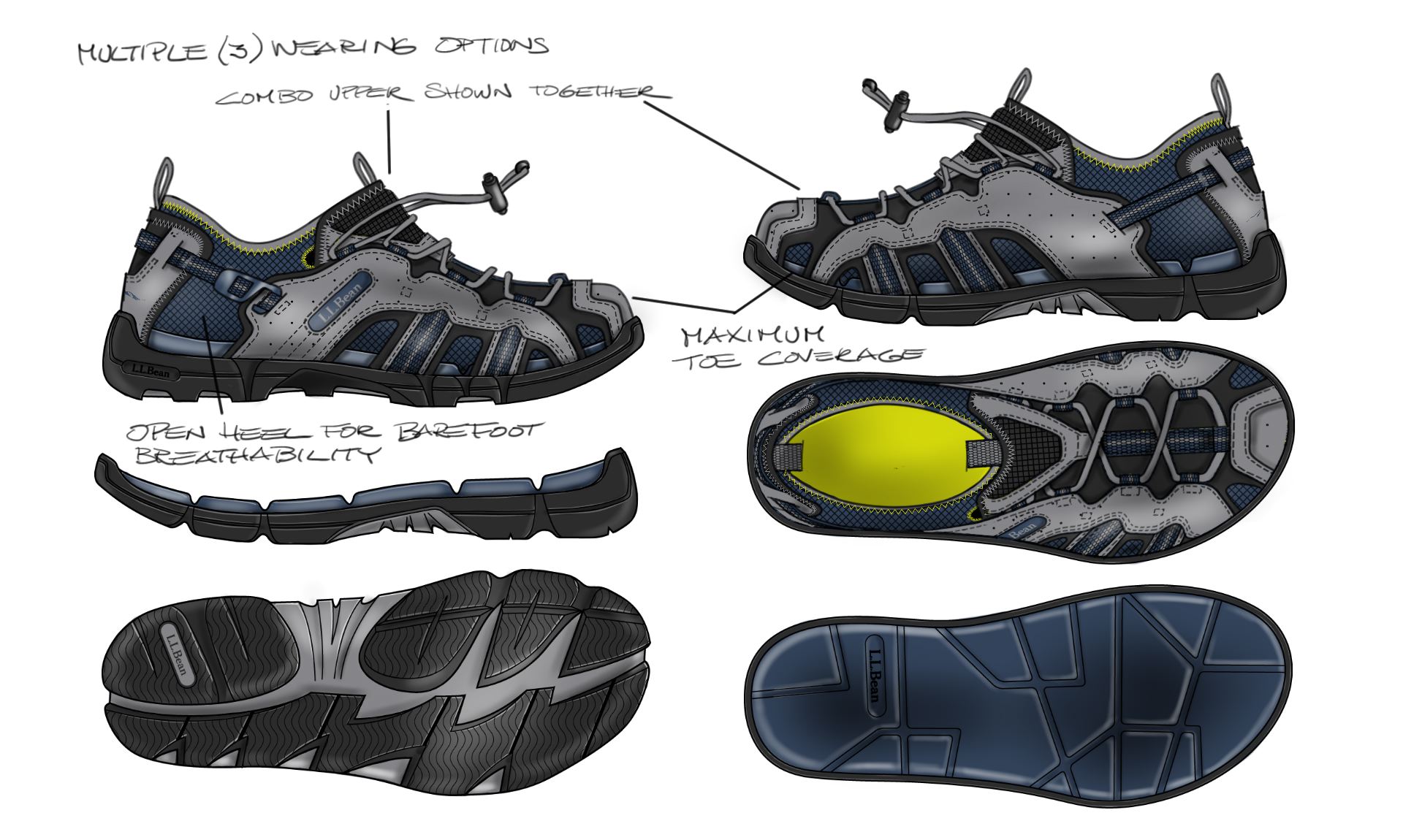 Rocky Coast Sandal Concept