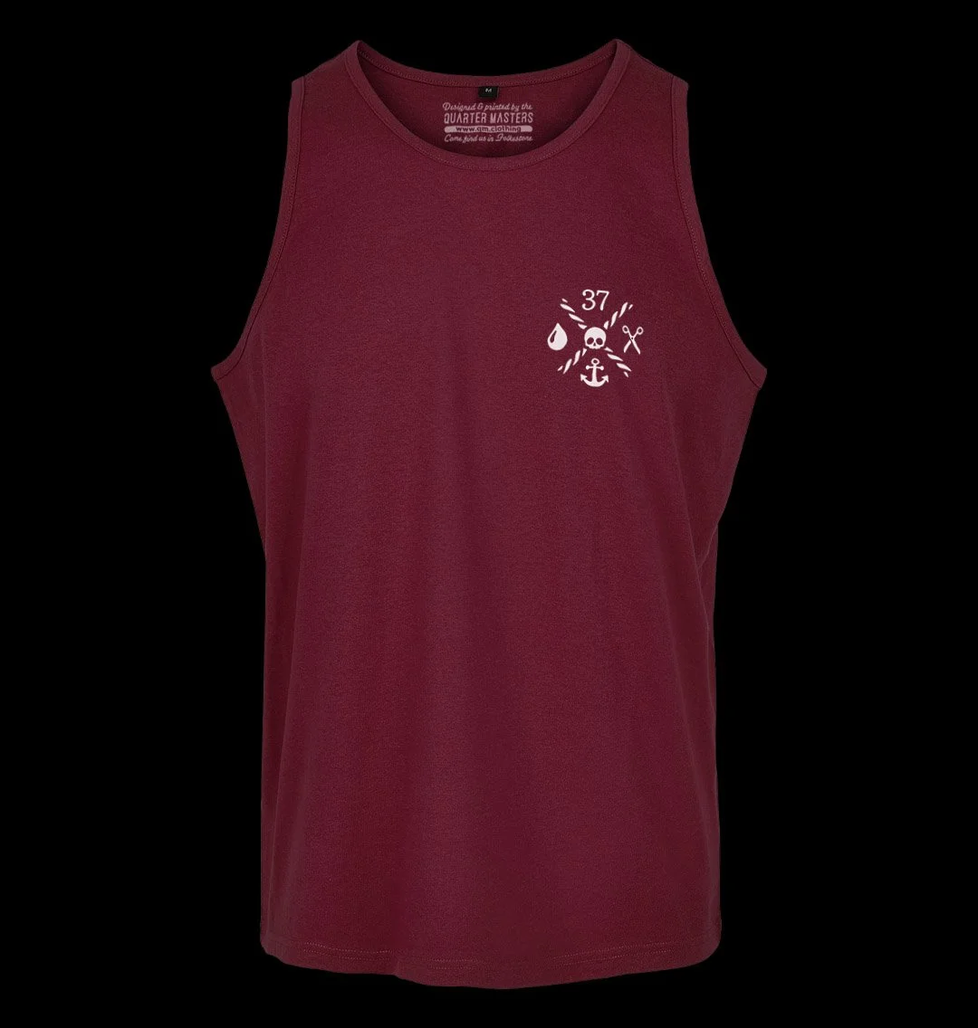 QM Tank Vest - Burgundy