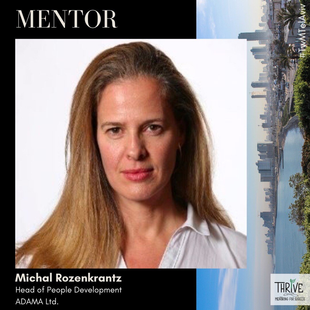 Meet Michal Rozenkrantz, Head of People Development at ADAMA Ltd.

In the past 25 years she has been partnering with senior executives of large and small businesses, as part of their leadership teams, to improve business performance through organizat