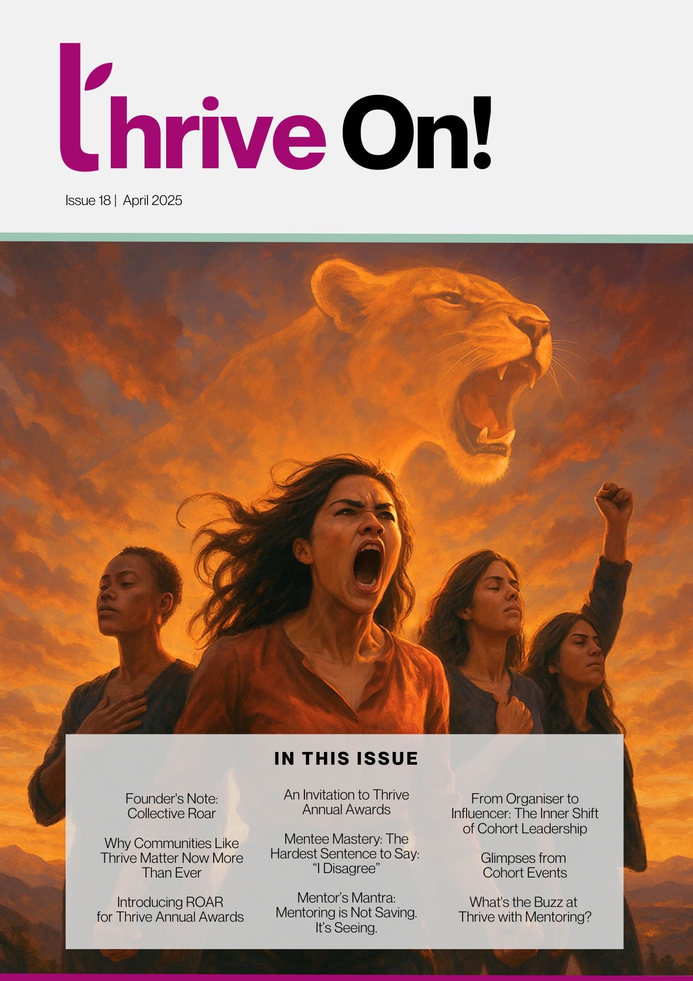 Issue 18 Thrive On! April 2025 Issue