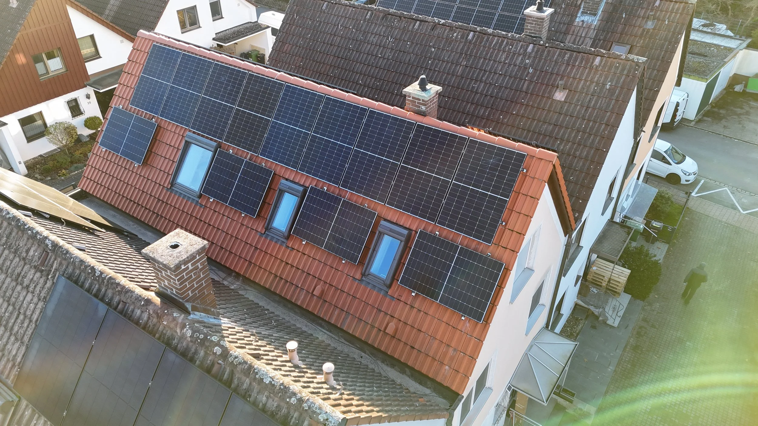 PV-Module quer und hoch