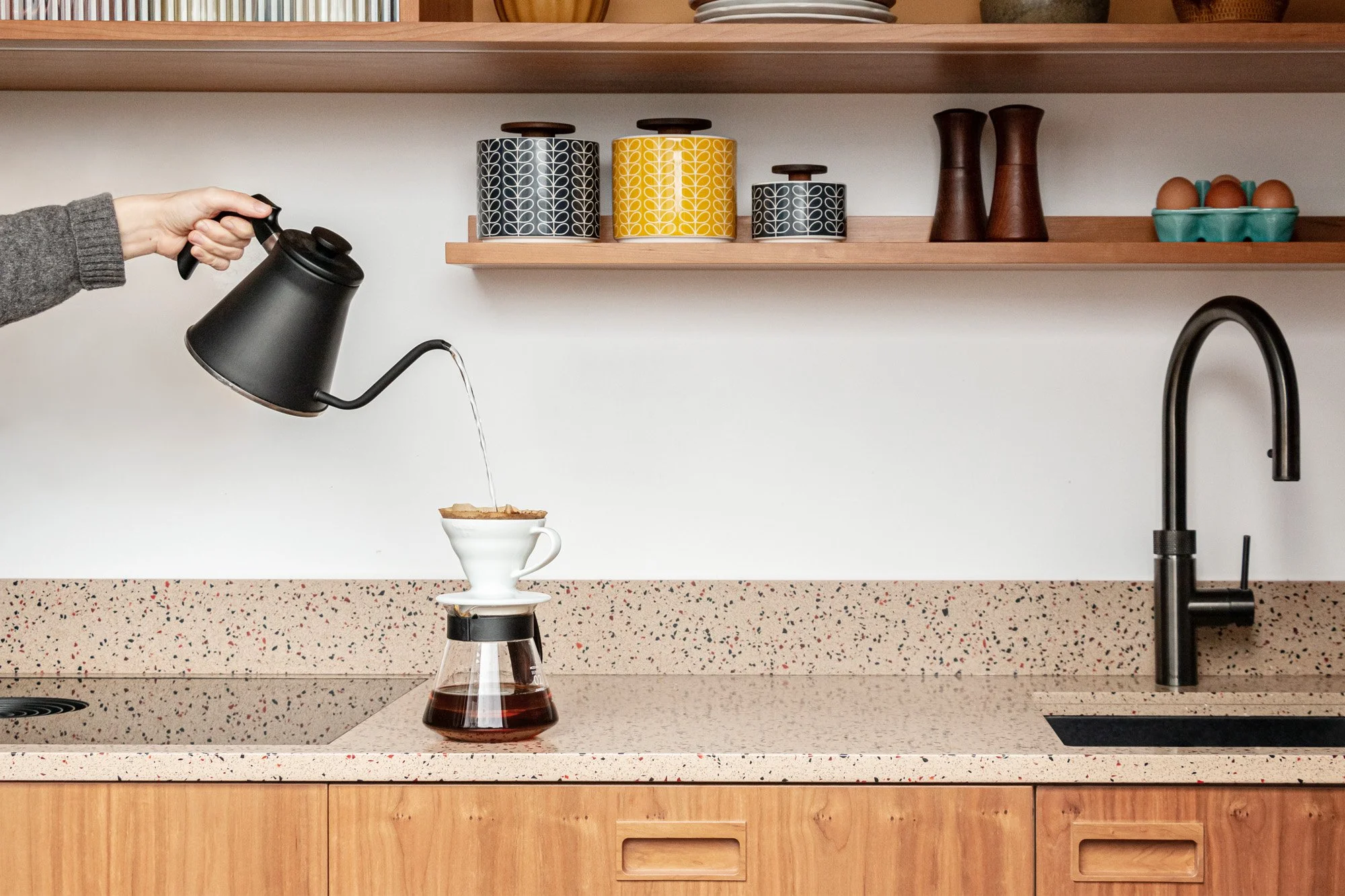 Good morning! Coffee, Cherry &amp; Cherry Bombshell @duratdesign, tasty.