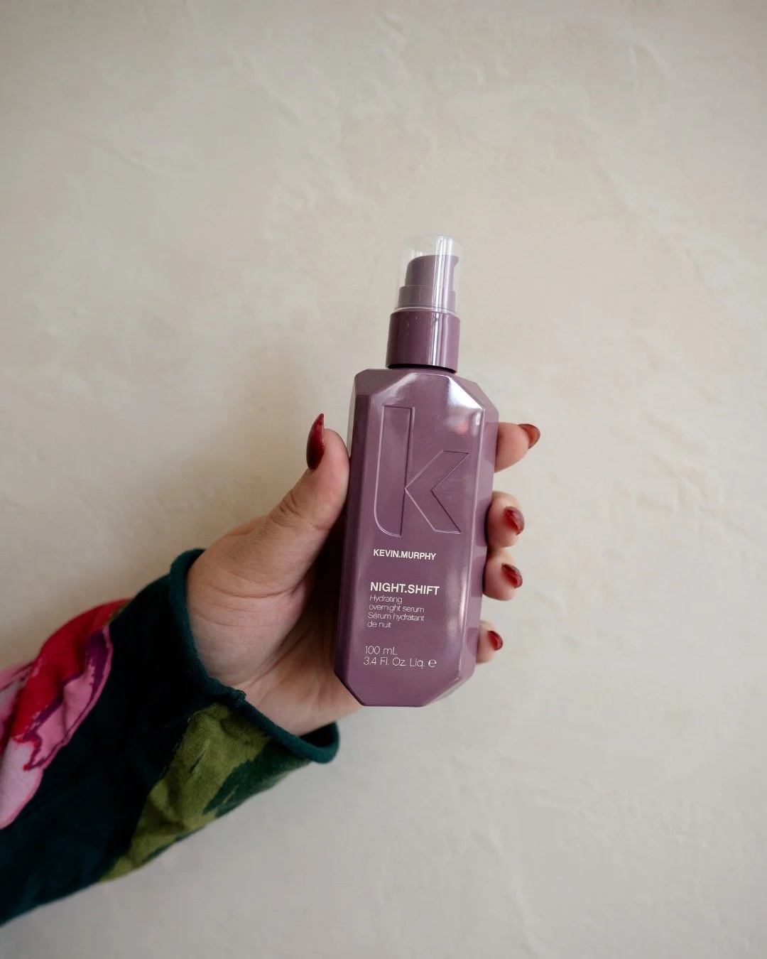 Meet your new nighttime ritual ✨ @kevin.murphy NIGHT.SHIFT is a leave-in overnight serum that works while you sleep. Powered by Hyaluronic Acid + Kakadu Plum, it delivers up to 12 hours of hydration, leaving hair stronger, smoother, and softer by mor