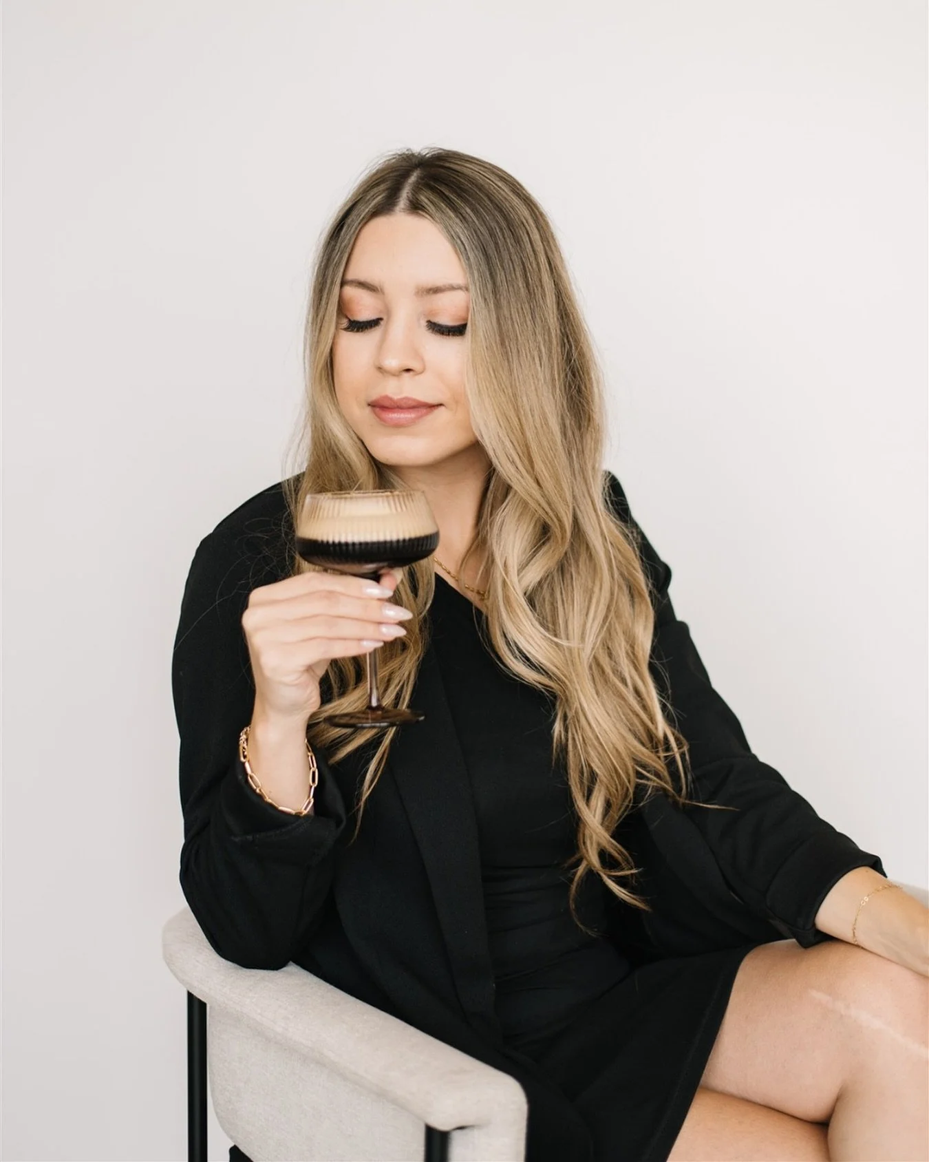 One espresso martini, please ☕✨ Did you know we serve cocktails at BHS? Order one of our cocktail menu during your next appointment!