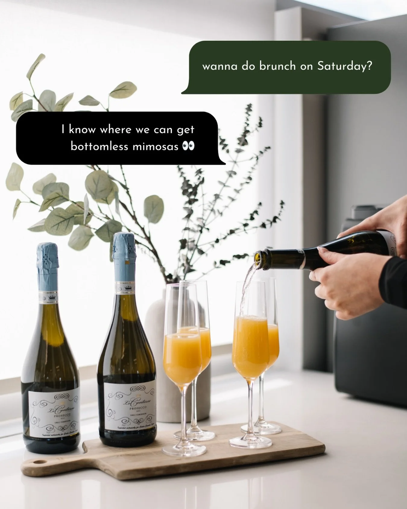 Grab your bestie and join us tomorrow for Brunch with Below! Because really&hellip; what&rsquo;s better than shopping for your favourite hair products with a mimosa in hand? ✨🥂